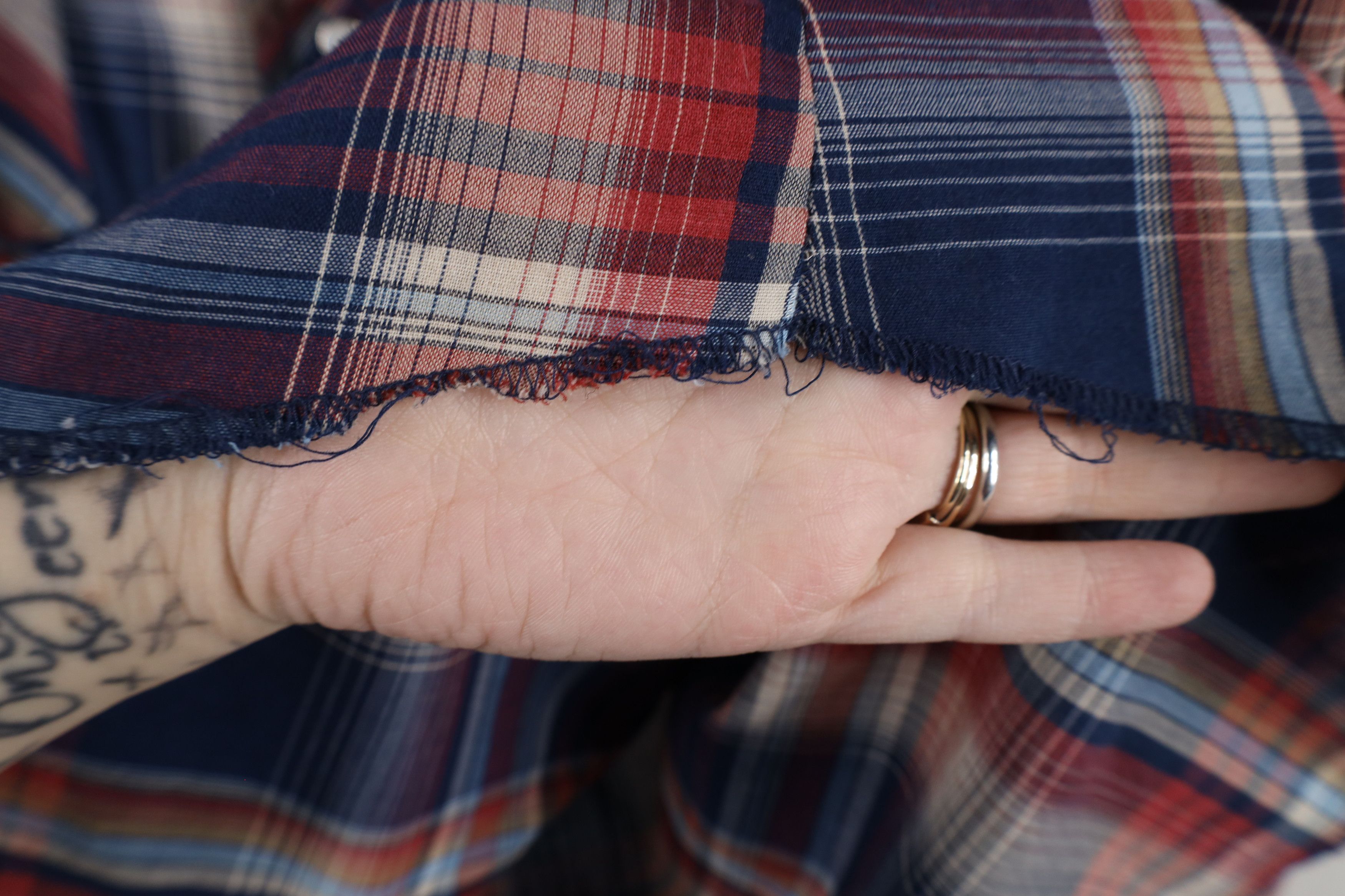Vintage × Wrangler Vintage 70s Wrangler Western Pearl Snap Button Shirt Plaid Size US L / EU 52-54 / 3 - 11 Thumbnail