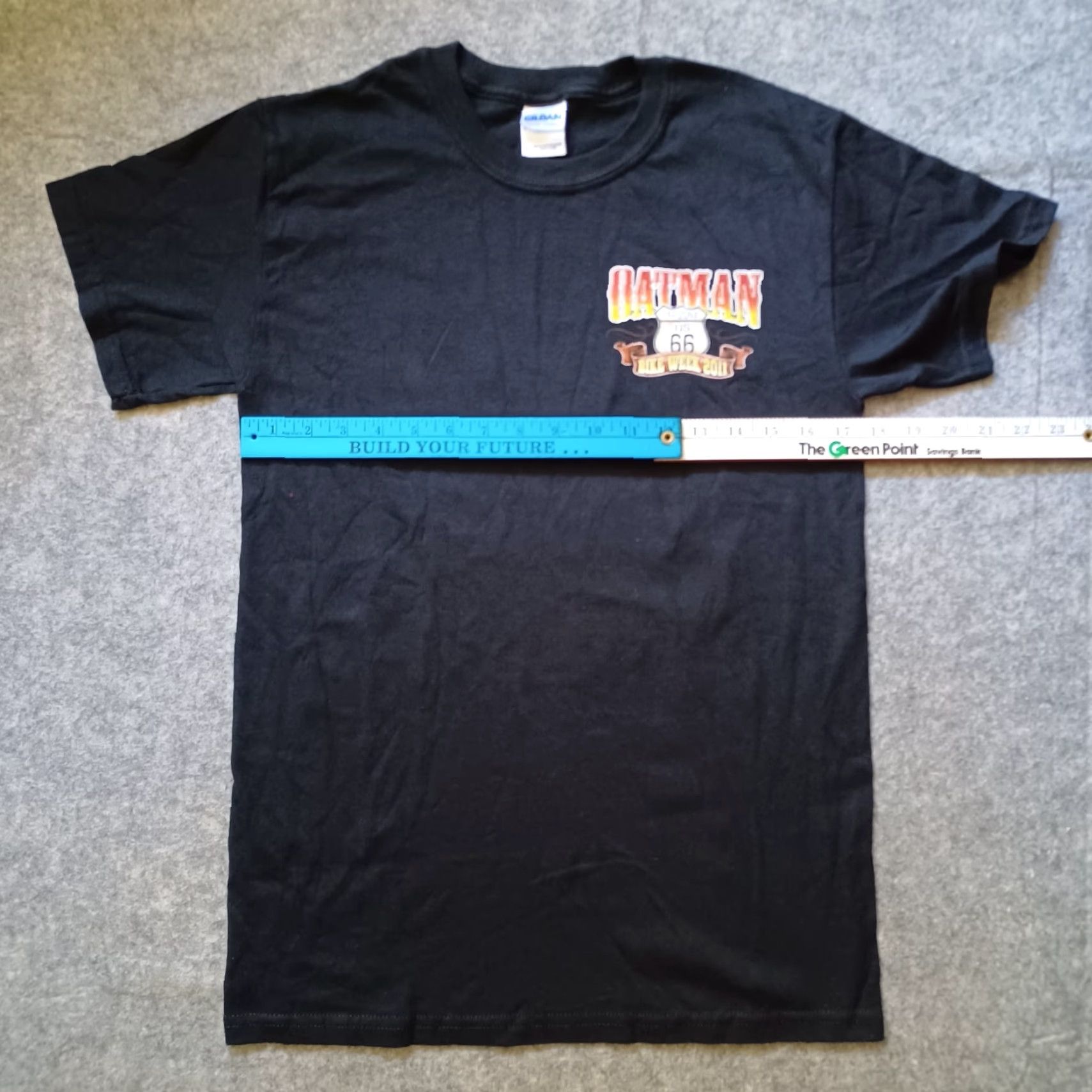 Gildan Gildan T-Shirt Black Oatman Arizona US 66 Bike Week 2011 Mens Small Classic Biker Motorcycle Rally Shirt Men XS? Size US S / EU 44-46 / 1 - 5 Thumbnail