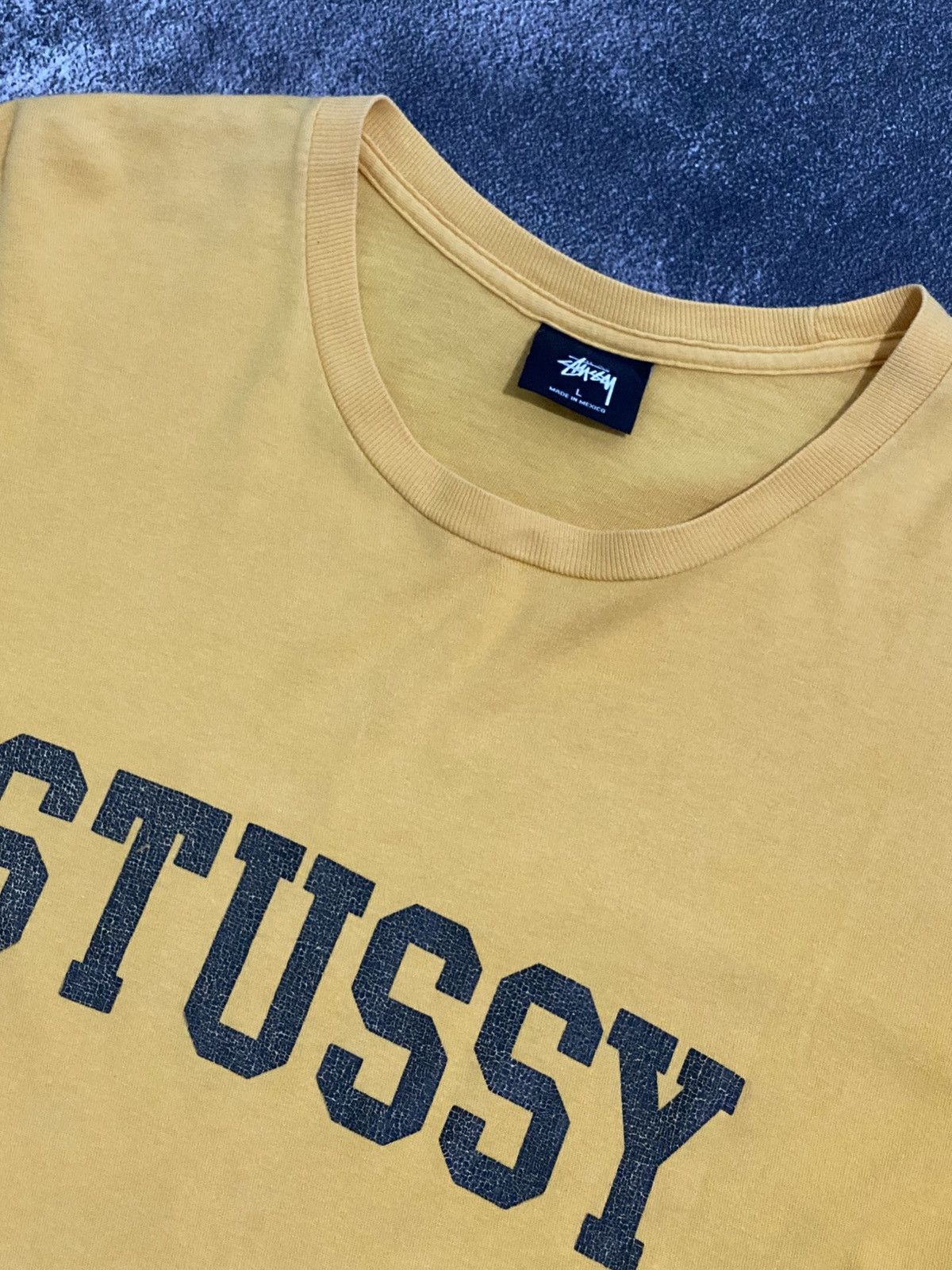 Stussy × Vintage STUSSY BASIC FONT Size US L / EU 52-54 / 3 - 4 Thumbnail