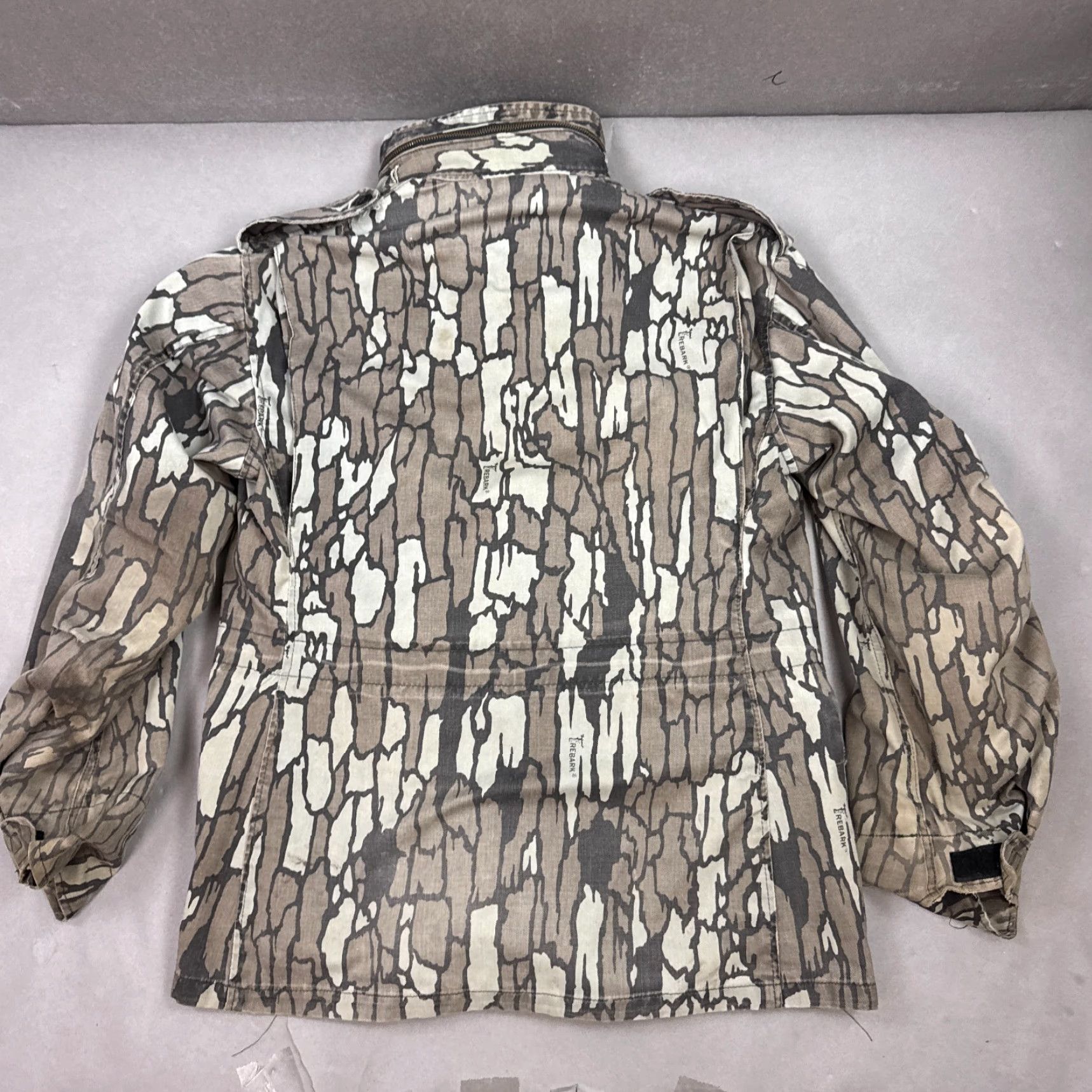 Vintage VINTAGE John Ownbey Jacket Mens M Brown Trebark Camo M65 Military Hunt Field Coat Jacket Size US M / EU 48-50 / 2 - 2 Thumbnail