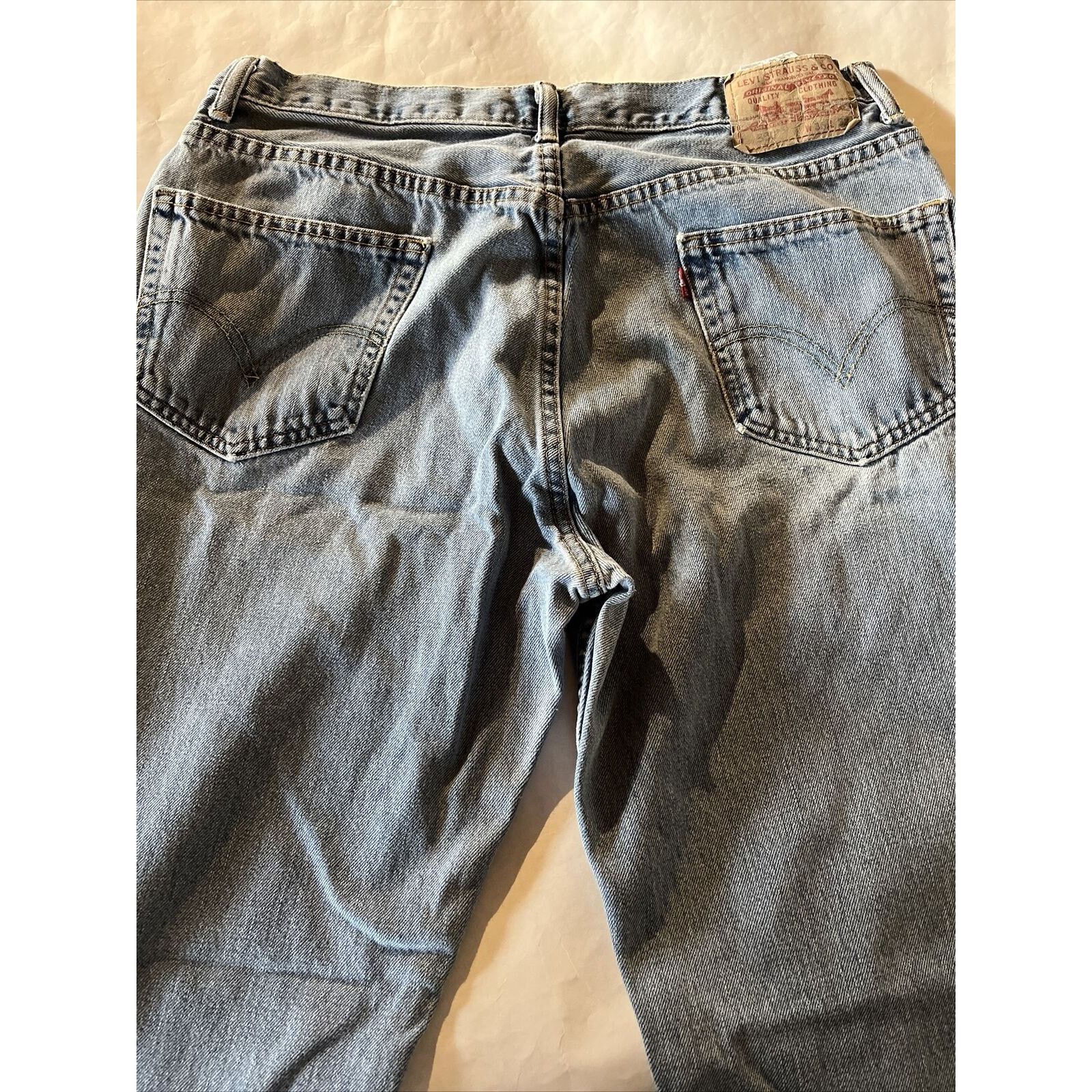 Levi's Levi Strauss 550 Mens 36x32 relaxed Denim Jeans Blue Y2K EUC Size US 34 / EU 50 - 12 Thumbnail
