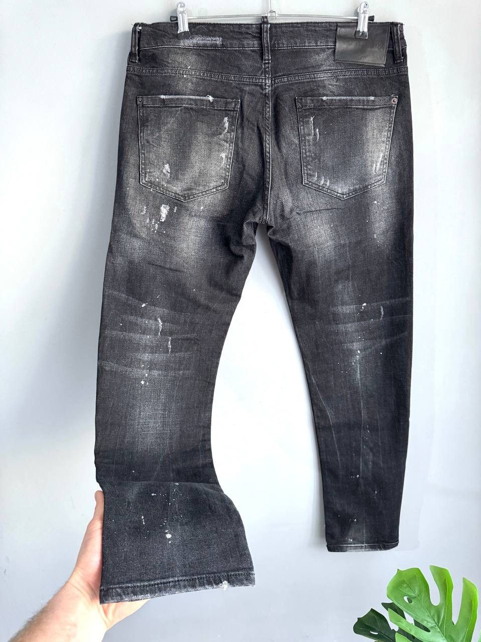 Dsquared2 Dsquared2 Black Distressed Men's Slim Jeans Size 56 W36 L32 Size US 36 / EU 52 - 14 Thumbnail