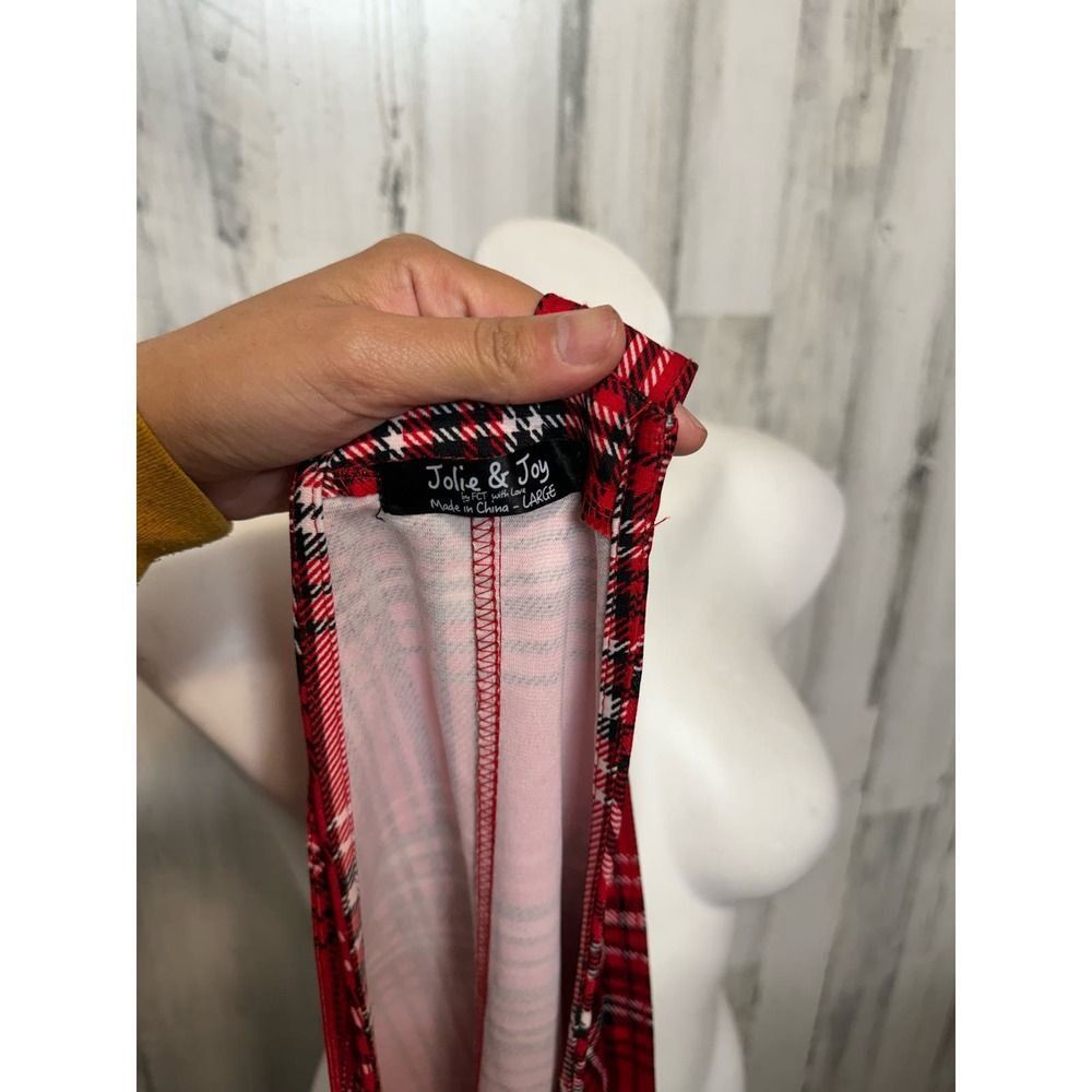Other Red Plaid Tartan Suspender Mini Dress – Jolie & Joy Size Lar Size L / US 10 / IT 46 - 3 Thumbnail