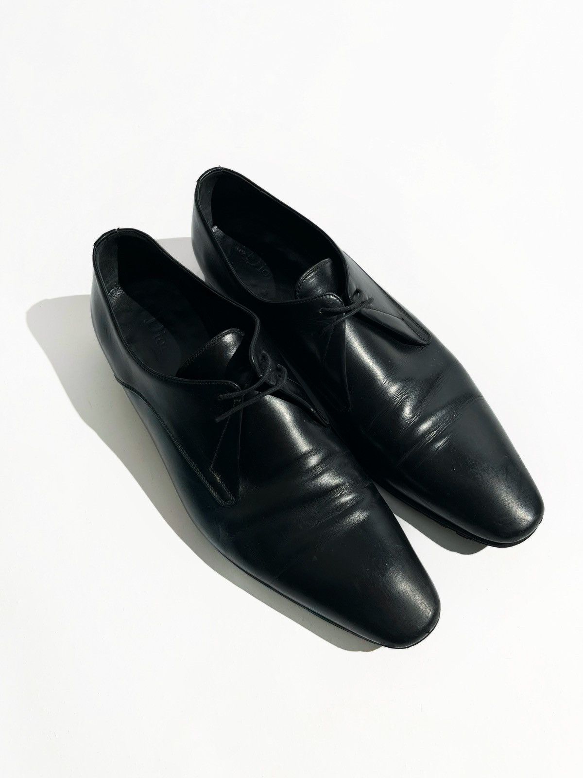Dior FW09 Dior Homme Black Leather Formal Derby Size US 11 / EU 44 - 1 Thumbnail