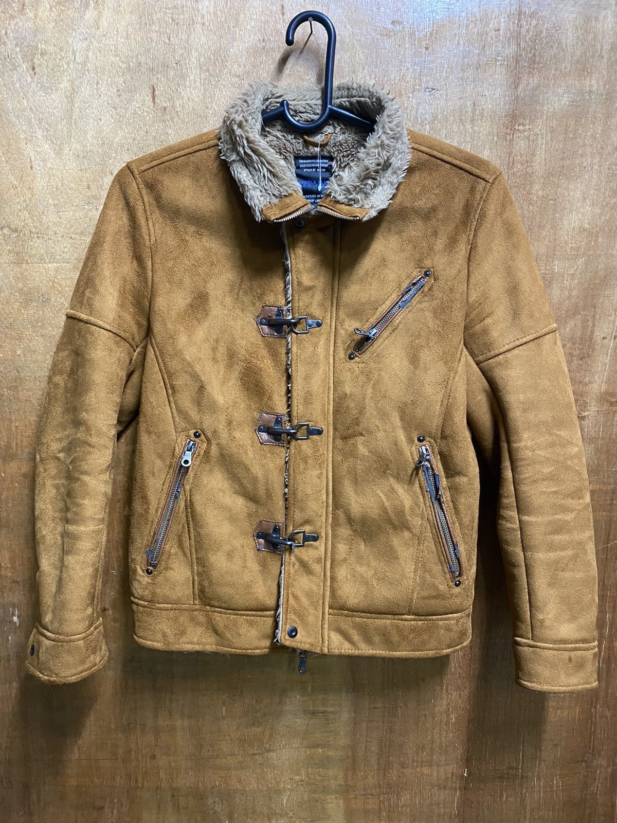 Japanese Brand × Matsuda × Nicole Club Japan Nicole Soft Leather Velvet Lining Sherpa Jacket Size US S / EU 44-46 / 1 - 1 Thumbnail