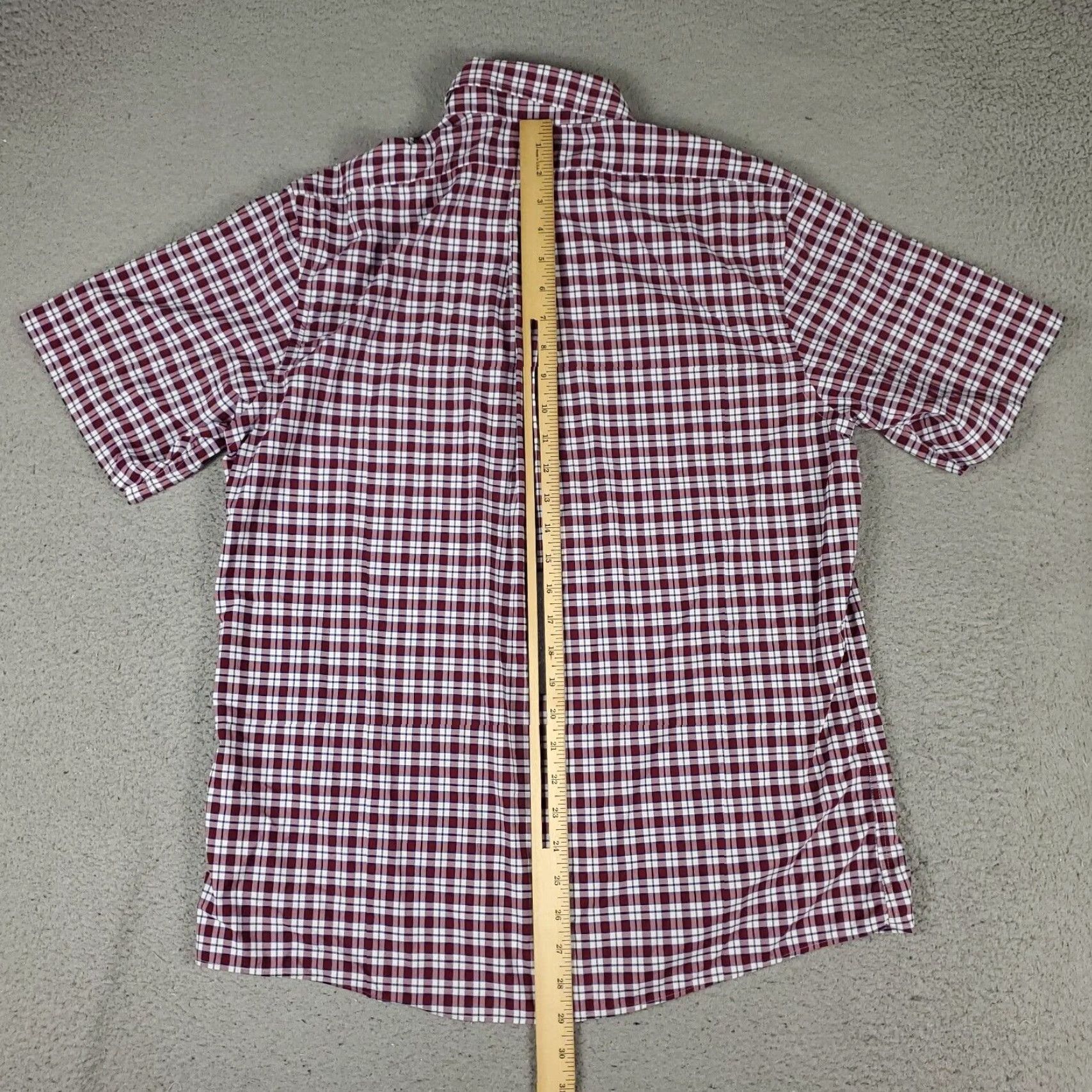 Brooks Brothers Brooks Brothers Shirt Mens Large Red Plaid Casual Button Up Short Sleeve Size US L / EU 52-54 / 3 - 3 Thumbnail