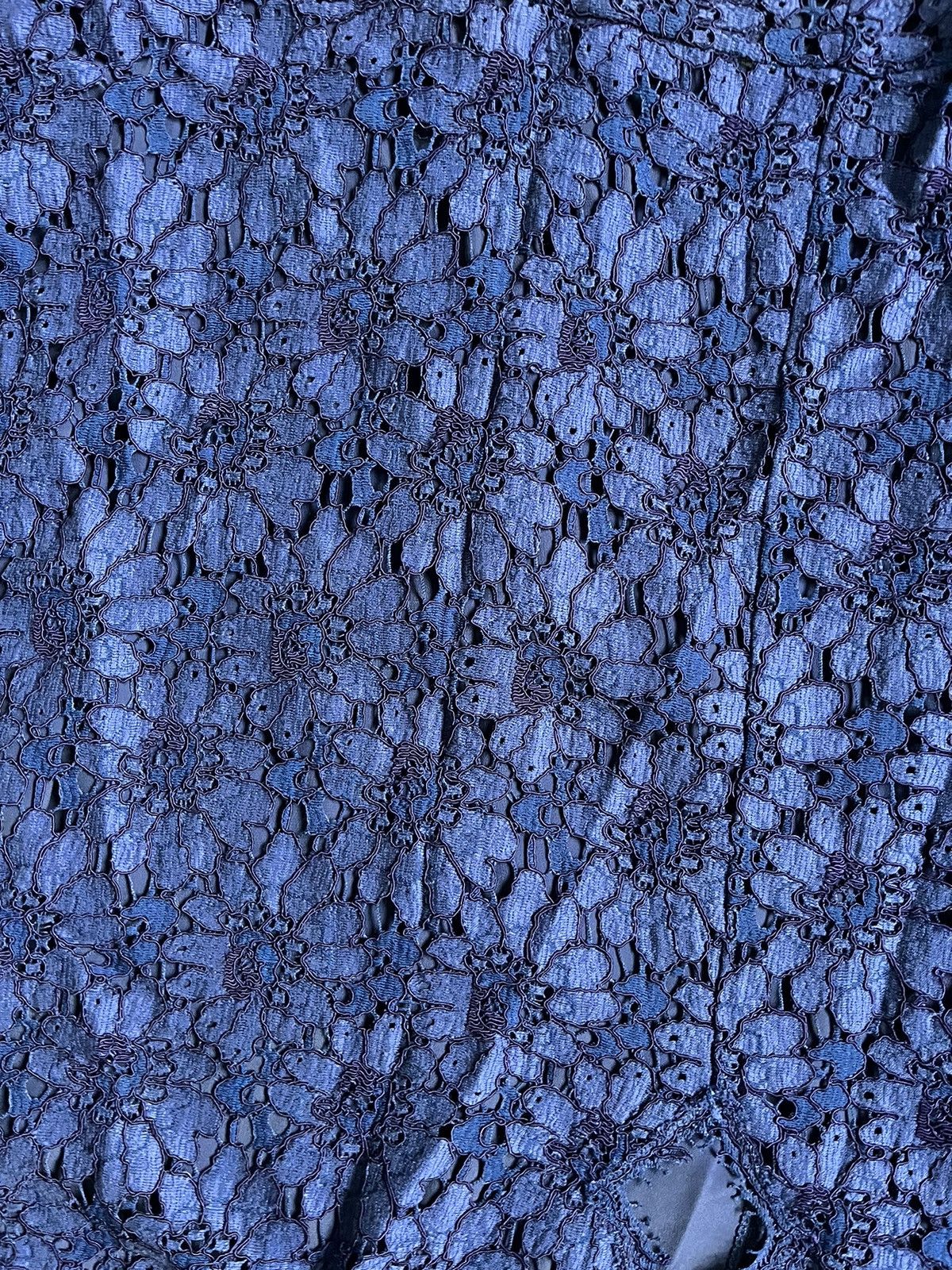Gucci Gucci Blue Floral Lace Polyamide Dress Size M / US 6-8 / IT 42-44 - 10 Thumbnail