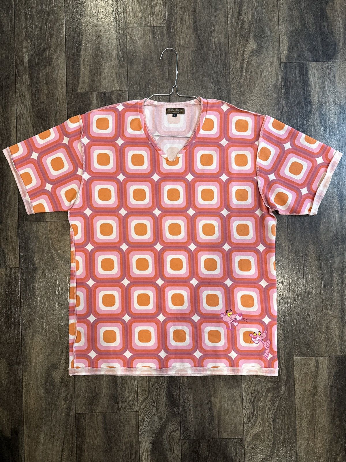 Comme des Garcons Homme Plus Comme Des Garçons Homme Plus x Pink Panther V Neck AD2004 Size US L / EU 52-54 / 3 - 1 Thumbnail