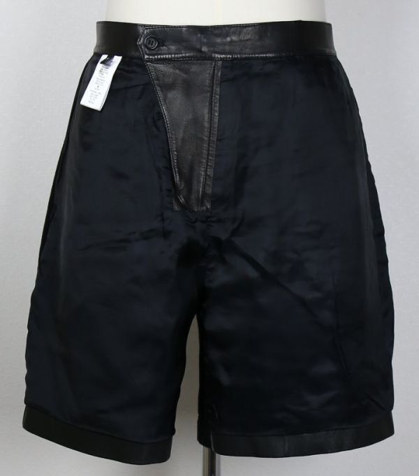 Givenchy SS13 Leather Shorts Size US 31 - 6 Thumbnail