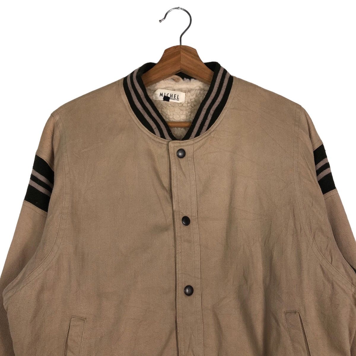 Japanese Brand 🔥Vintage Varsity Bomber Jacket Michel Japan Issey Miyake Size US M / EU 48-50 / 2 - 3 Thumbnail