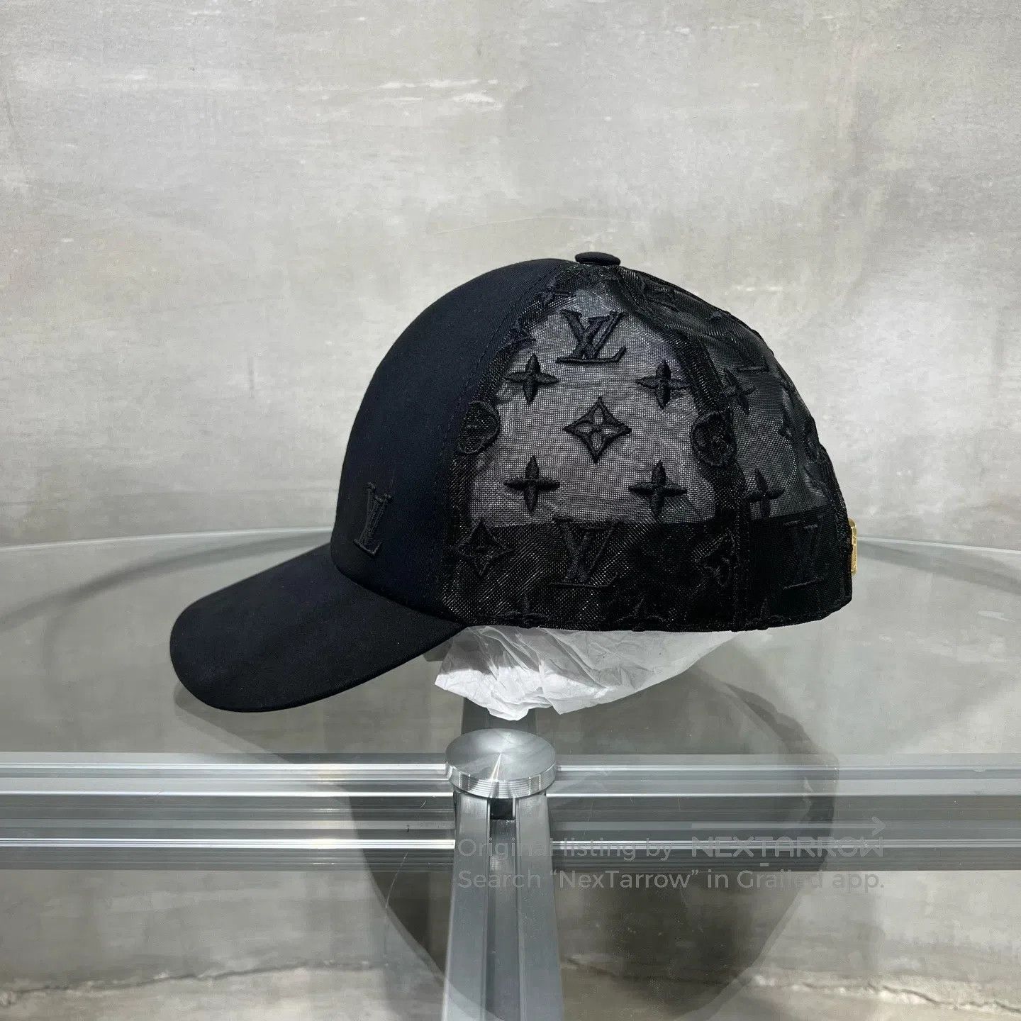 Louis Vuitton Louis Vuitton LV perforated full-print hat Size ONE SIZE - 2 Thumbnail