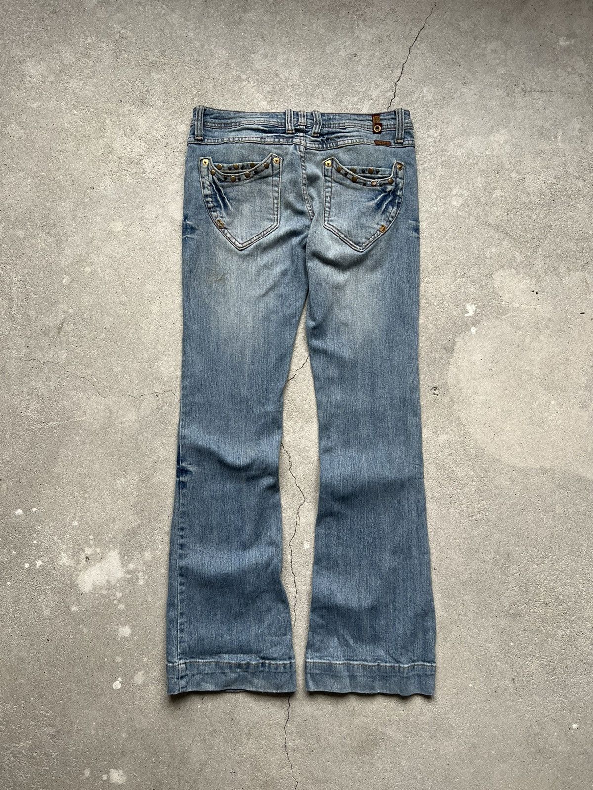 Hysteric Glamour × If Six Was Nine × Le Grande Bleu (L.G.B.) Rare Flared IfSixWasNine Junya LGB Style jeans Y2K Size 28" / US 6 / IT 42 - 1 Thumbnail