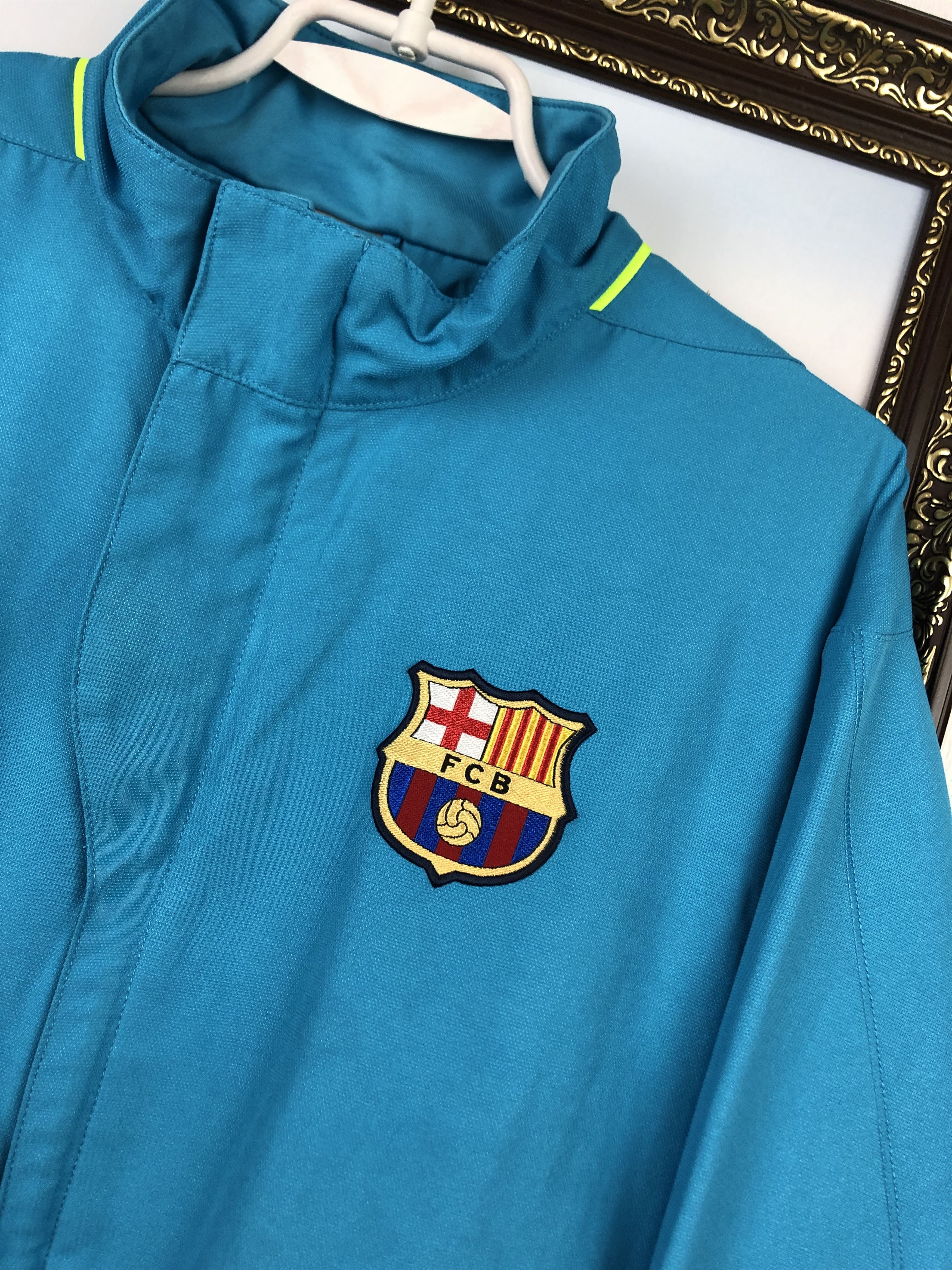 Nike Vintage Nike Barcelona Football Jacket Soccer Track Top Size US M / EU 48-50 / 2 - 3 Thumbnail