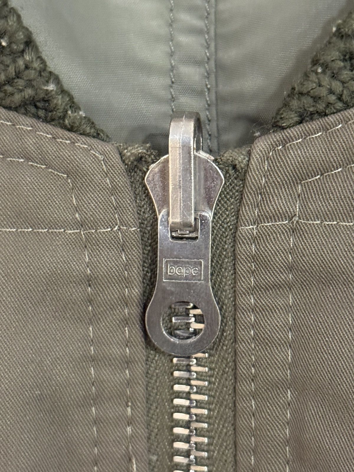 Bape A Bathing Ape Green Bomber Jacket Size US M / EU 48-50 / 2 - 13 Thumbnail