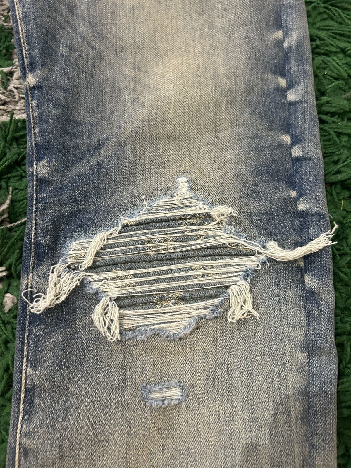 Amiri Amiri MX1 Bandana Patch Jeans Size US 34 / EU 50 - 3 Thumbnail