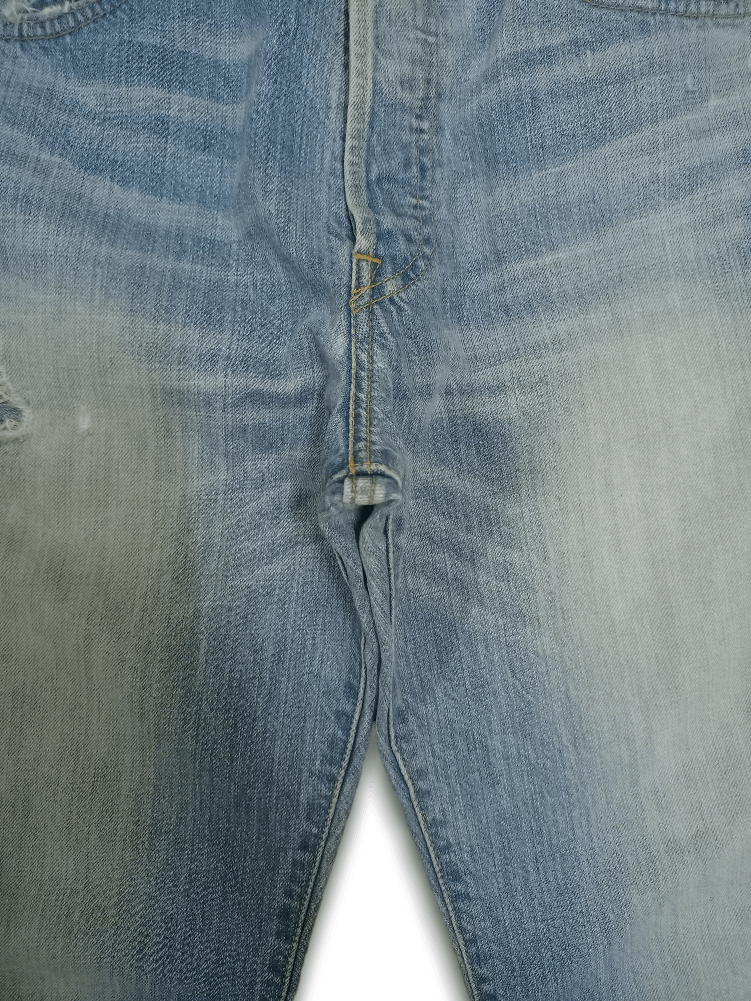 Levi's × Levi's Vintage Clothing Vintage 90s Levis 501 Blue Wash Baggy Style Distressed Jeans Size US 32 / EU 48 - 8 Thumbnail