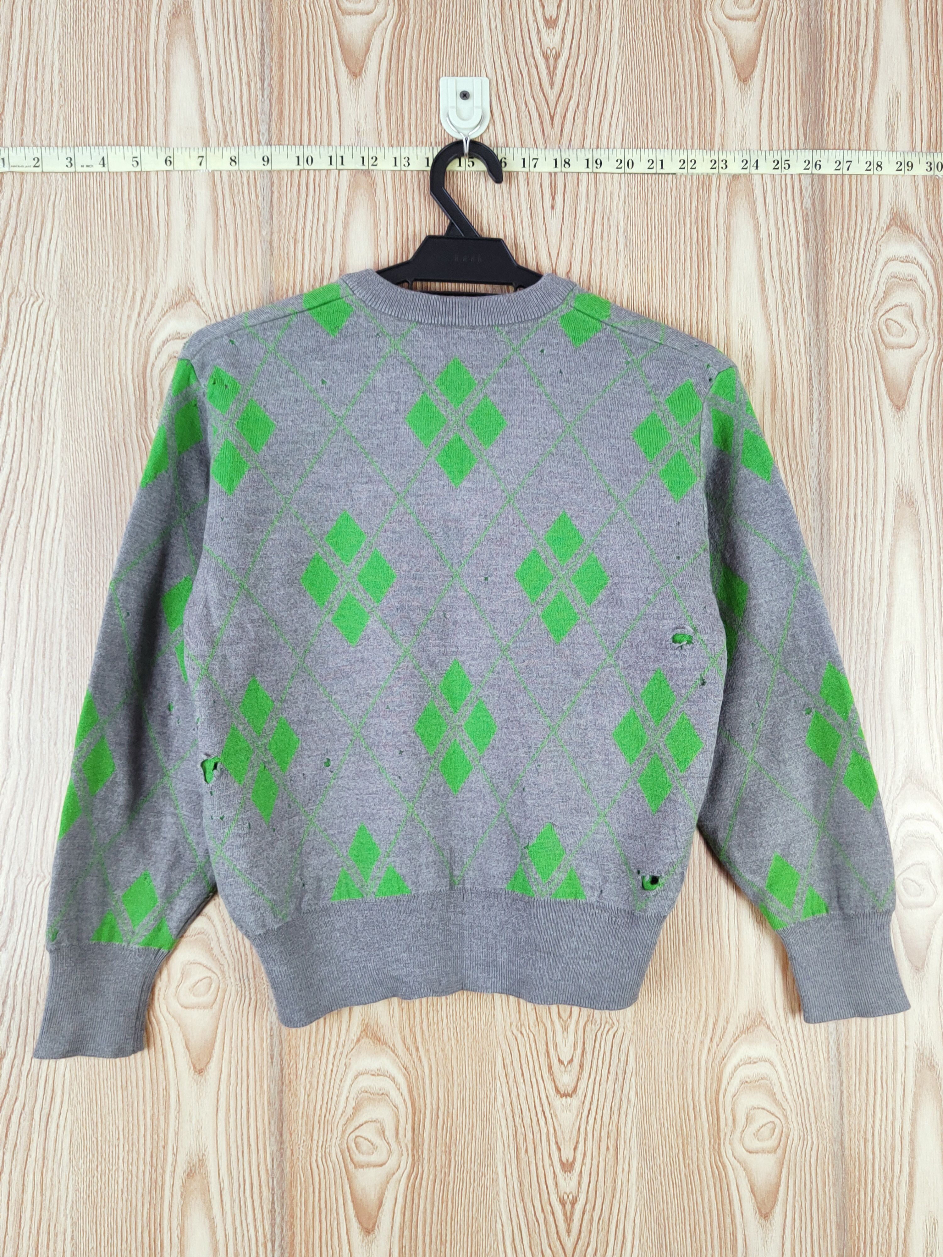 Christian Dior Monsieur Christian Dior Sports ripped Knitwear Sweatshirts #W740 Size S / US 4 / IT 40 - 10 Thumbnail