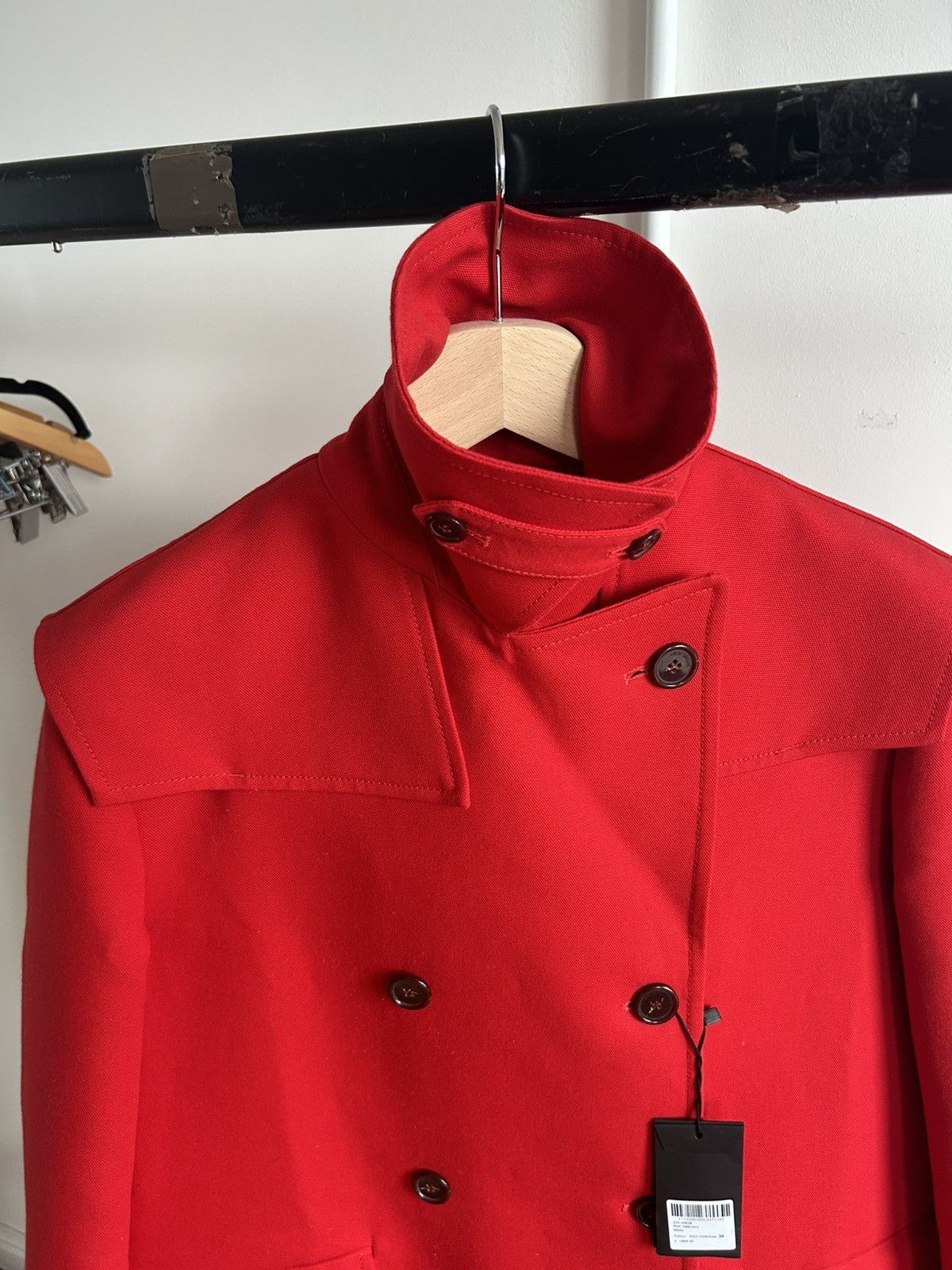 Raf Simons Raf Simons AW22/23 wide double breasted raincoat Size US S / EU 44-46 / 1 - 2 Thumbnail