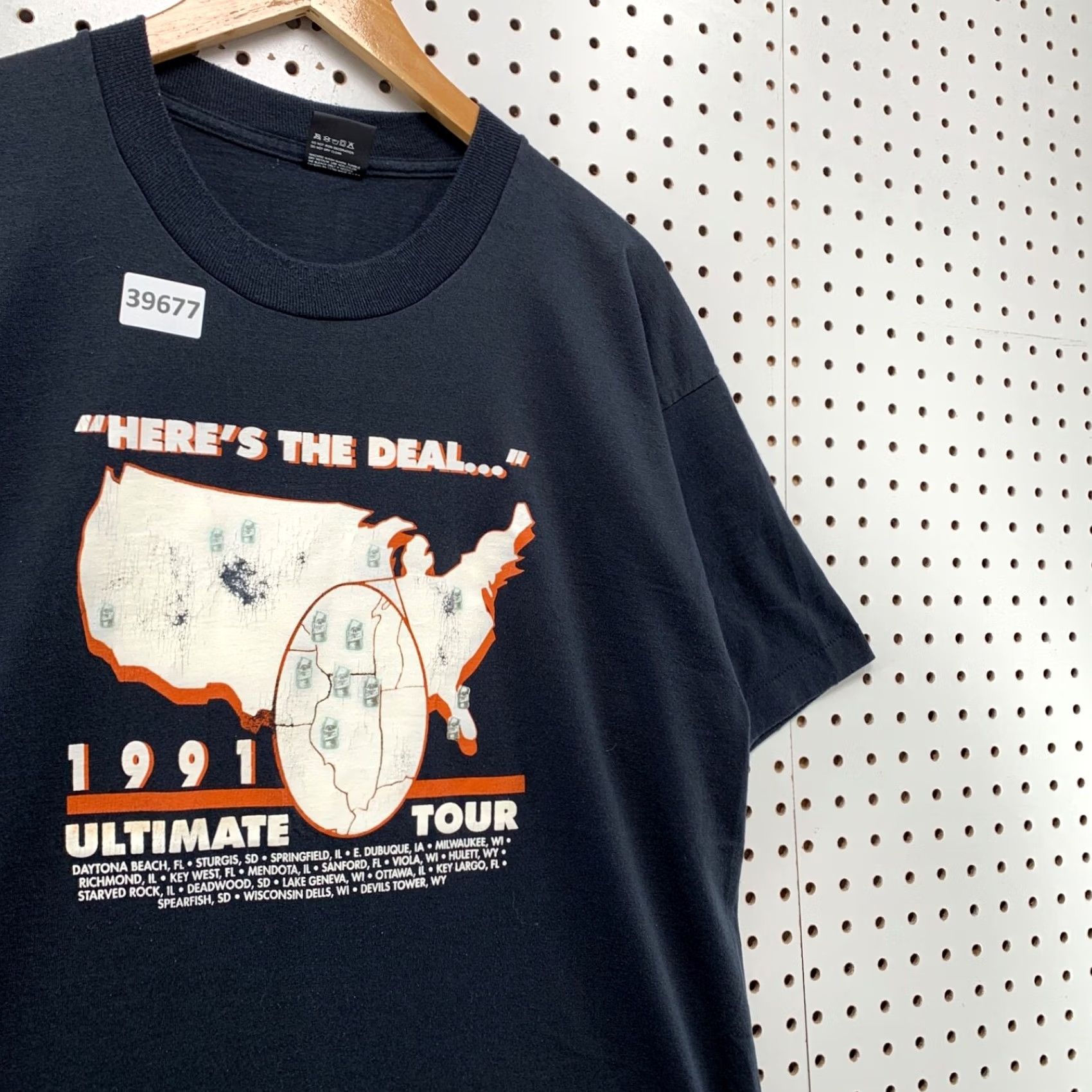 Vintage VINTAGE Harley Owner Group 1991 Ultimate Tour Shirt Mens XL Black USA Size US XL / EU 56 / 4 - 6 Thumbnail