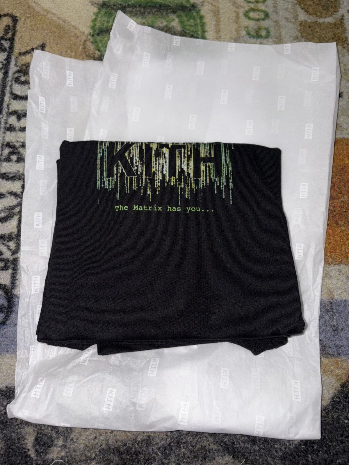 Kith KITH X MATRIX THE MATRIX HAS YOU TEE - BLACK Size US XL / EU 56 / 4 - 1 Thumbnail