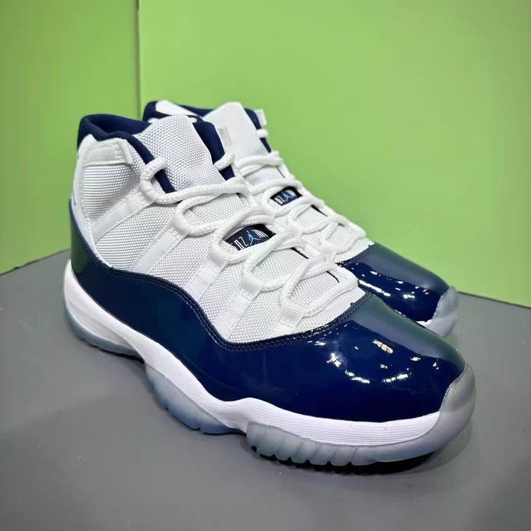 Jordan Brand Air Jordan 11 UNC Basketball Shoes K15 Size US 11 / EU 44 - 3 Thumbnail