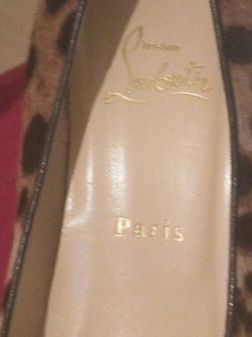 Christian Louboutin Christian Louboutin Daffodile pony-style calfskin heels Size US 5 / IT 35 - 8 Thumbnail