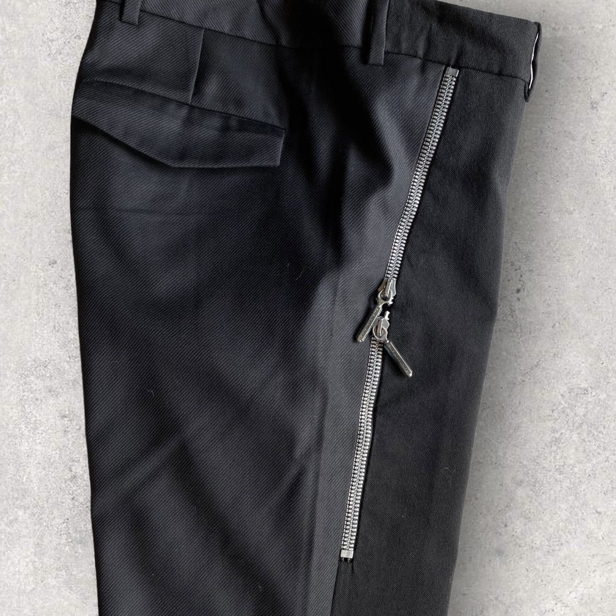 Balenciaga Nicolas Ghesquière Archive Zip Details Woven Contrast Pants Size US 32 / EU 48 - 4 Thumbnail