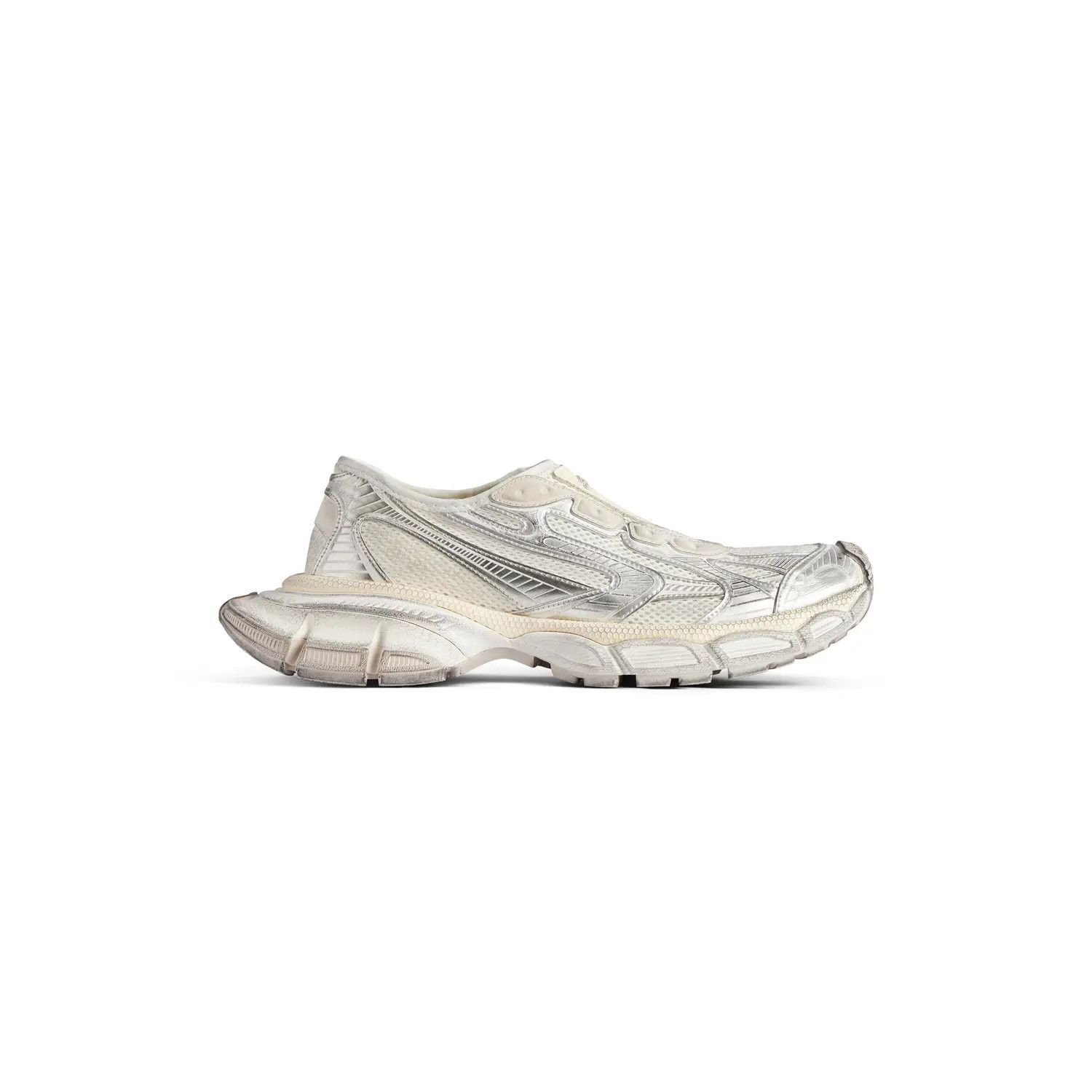 Balenciaga o1in1g0125 3XL Slip On Sneakers in White Size US 7 / EU 40 - 1 Thumbnail