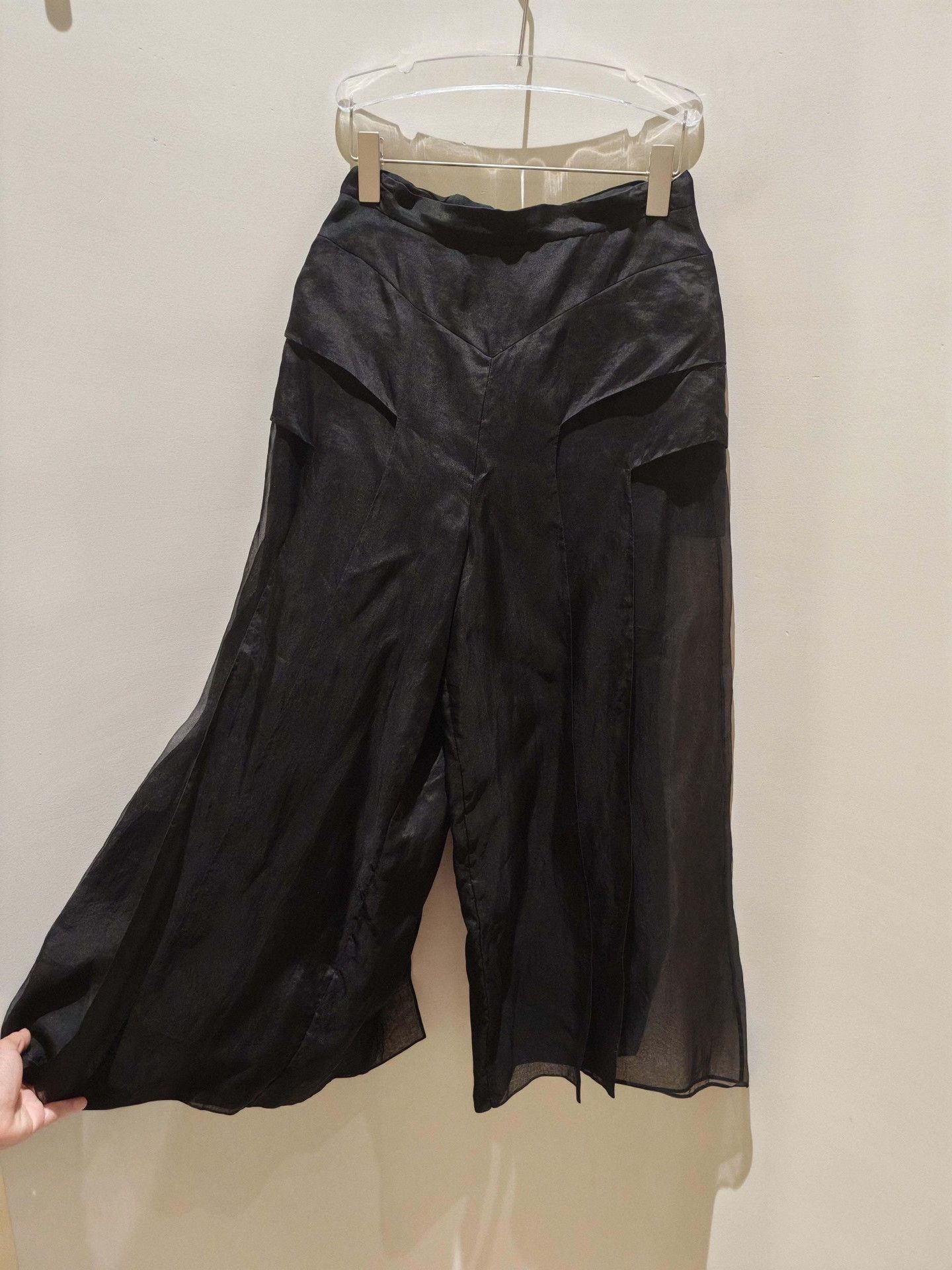 Fendi FENDI Silk Wide-Leg Pants Size 40 Size 40" / US 18 - 1 Thumbnail