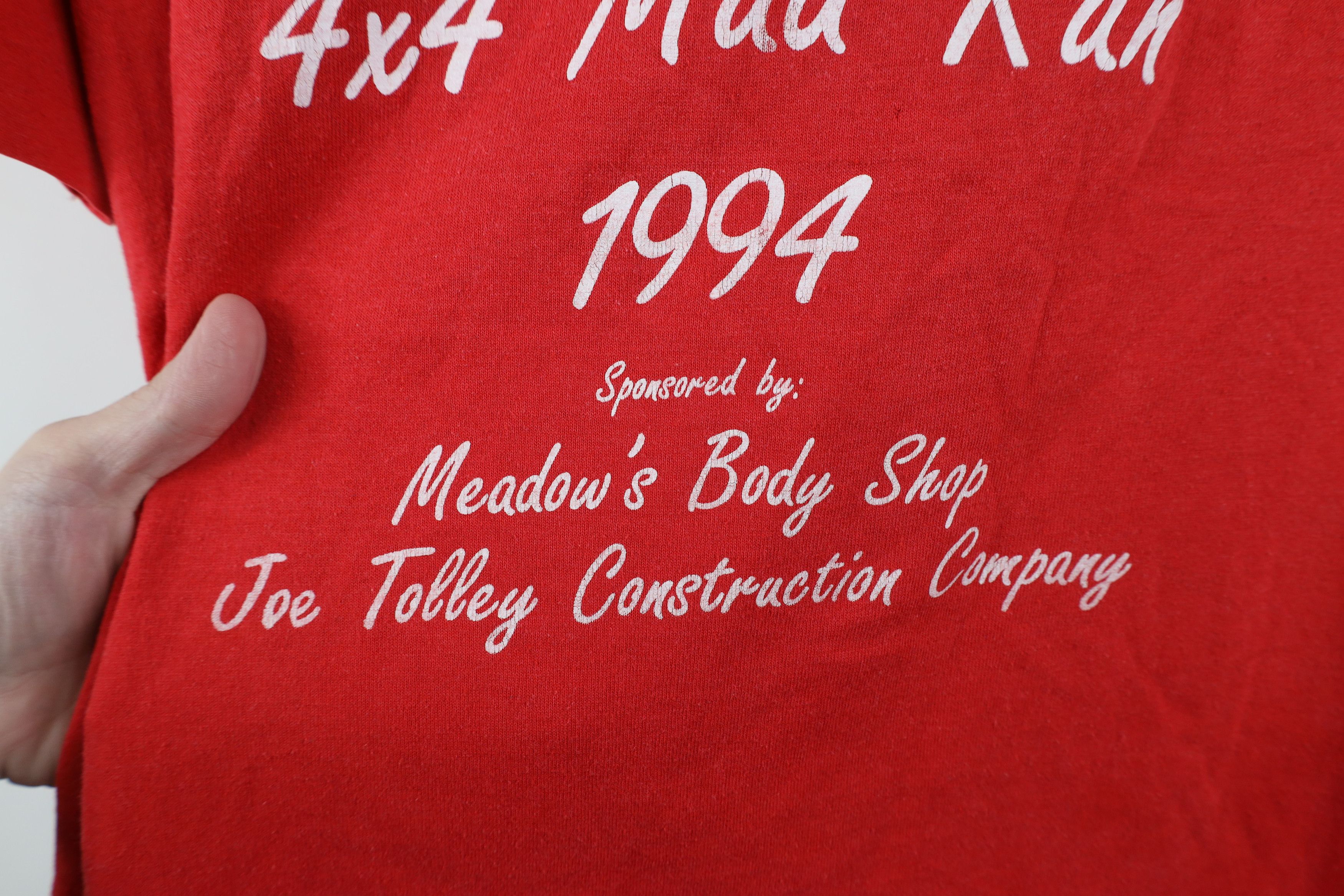Vintage Vintage 90s County 4x4 Mud Run Monster Truck T-Shirt USA Size US XL / EU 56 / 4 - 5 Thumbnail
