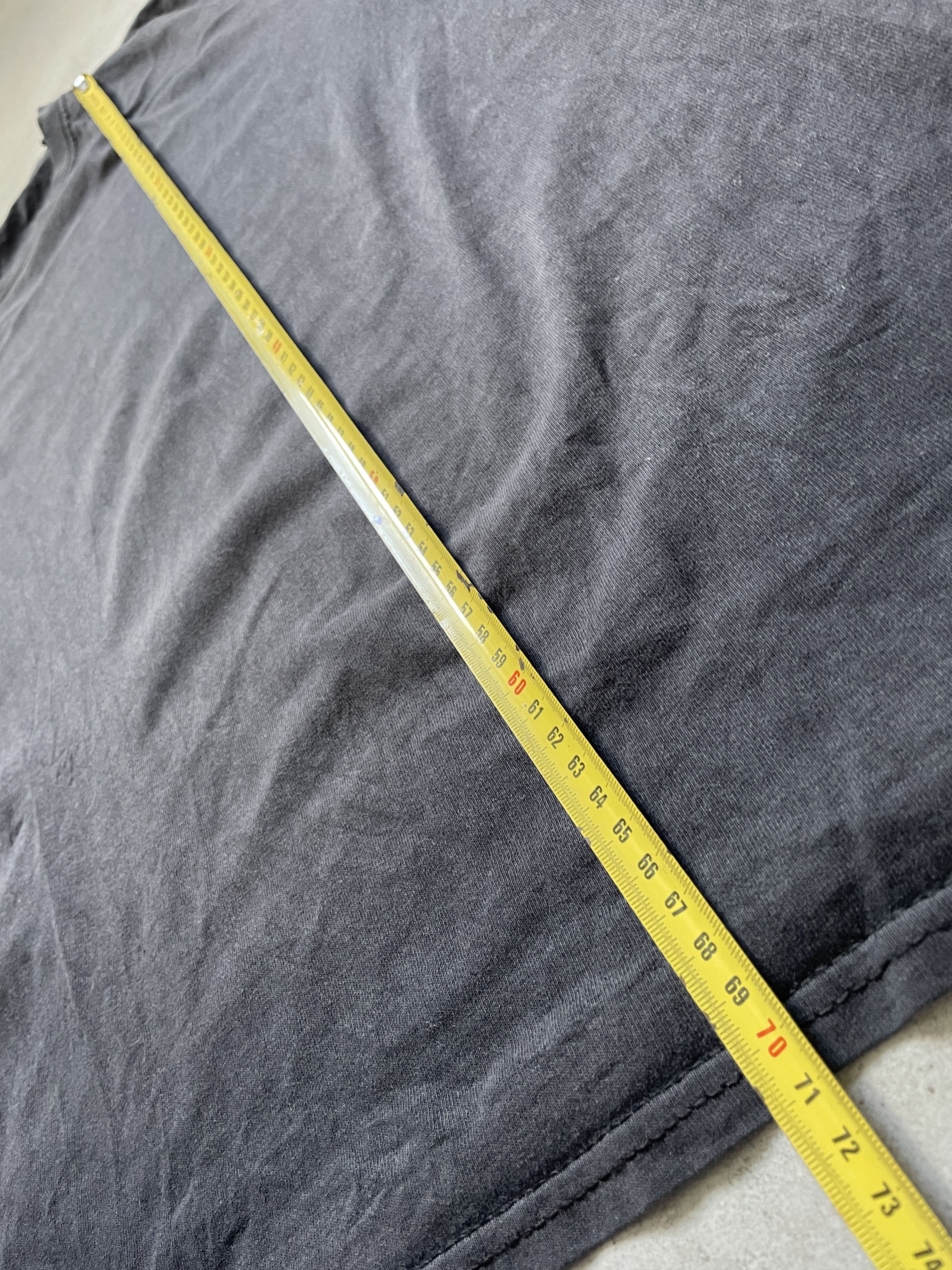Vintage VINTAGE 90S FOTL HEAVY BLACK WASHED BLANK BASIC BOXY TEE Size US L / EU 52-54 / 3 - 4 Thumbnail