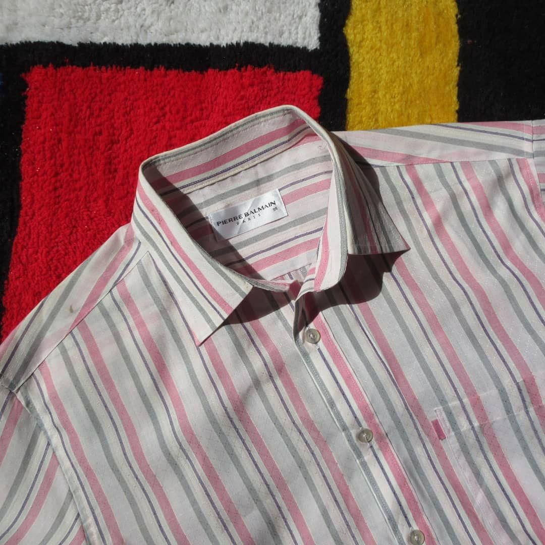 Pierre Balmain Pierre Balmain Short sleeve Gummy Stripped Size M Size US M / EU 48-50 / 2 - 2 Thumbnail