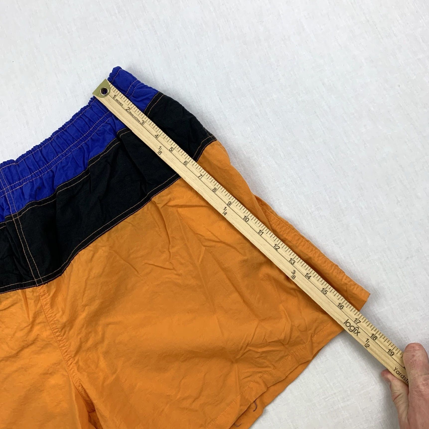 Vintage VINTAGE Surf Odyssey Bottom Trunks Adult XL Orange Striped Beach 90s Mens Swim Ocean Pool Size US 36 / EU 52 - 5 Thumbnail