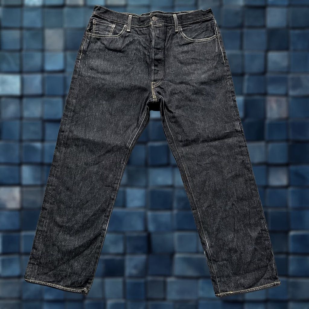 Levi's Levis 501 Original Fit Jeans Gray Denim Button Fly Mens 38x30 (36x29) GUC Size US 38 / EU 54 - 1 Thumbnail