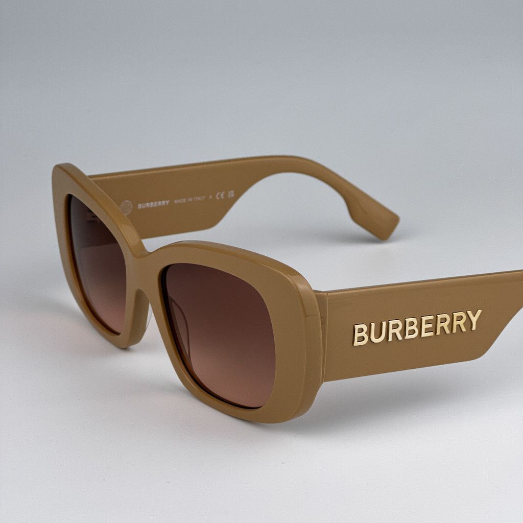 Burberry NEW Burberry BE4410 399013 Beige Pink Brown Women Sunglasses Size ONE SIZE - 3 Thumbnail