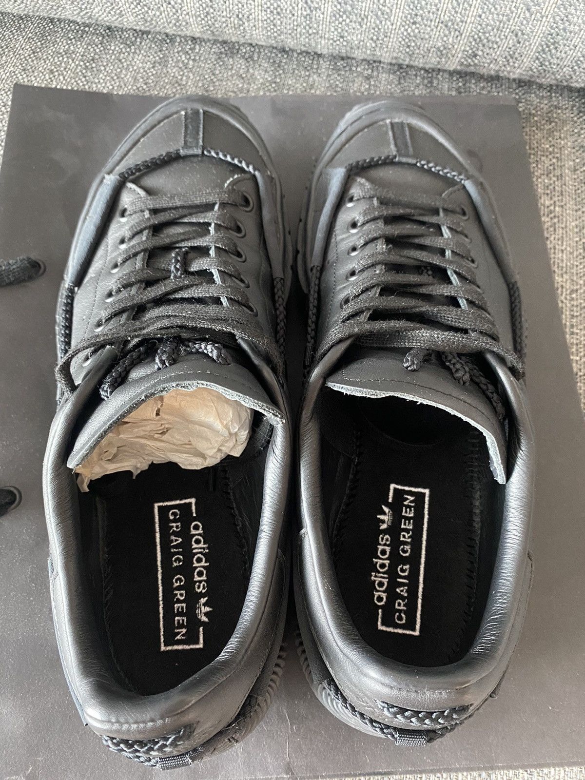 Adidas × Craig Green × Designer Craig Green x adidas Scuba Stan 'Triple Black' Size US 12 / EU 45 - 8 Thumbnail