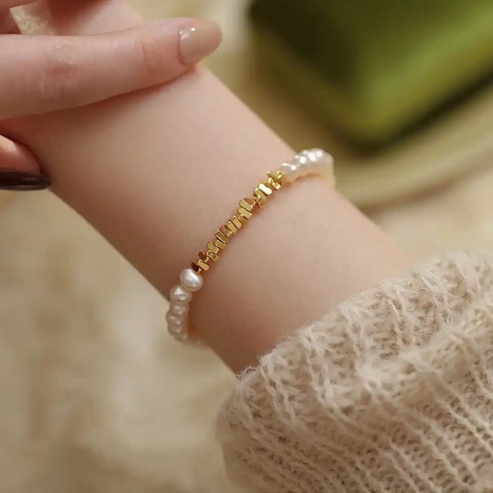 Other Temperament Simulated Pearl Beads Bracelet Size ONE SIZE - 3 Thumbnail