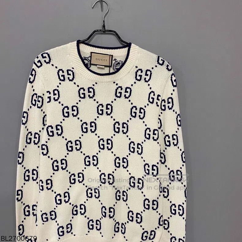 Gucci Gucci Knitted sweater full of old flowers Size US S / EU 44-46 / 1 - 2 Thumbnail