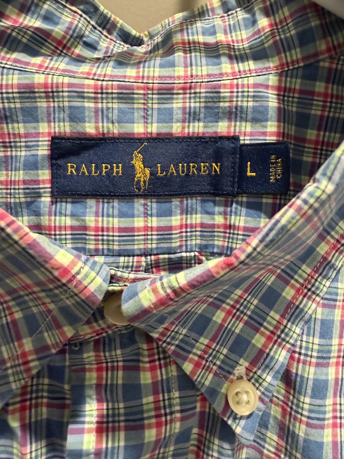 Polo Ralph Lauren Polo Ralph Lauren multicolored button up Size US L / EU 52-54 / 3 - 2 Thumbnail