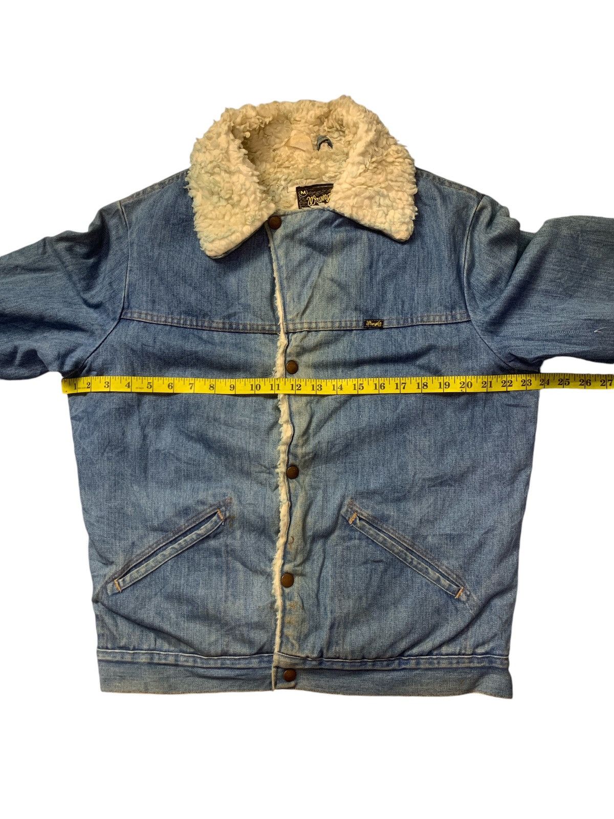 Wrangler Rare Design Vintage Wrangler Sherpa Denim Jackets Size US M / EU 48-50 / 2 - 9 Thumbnail
