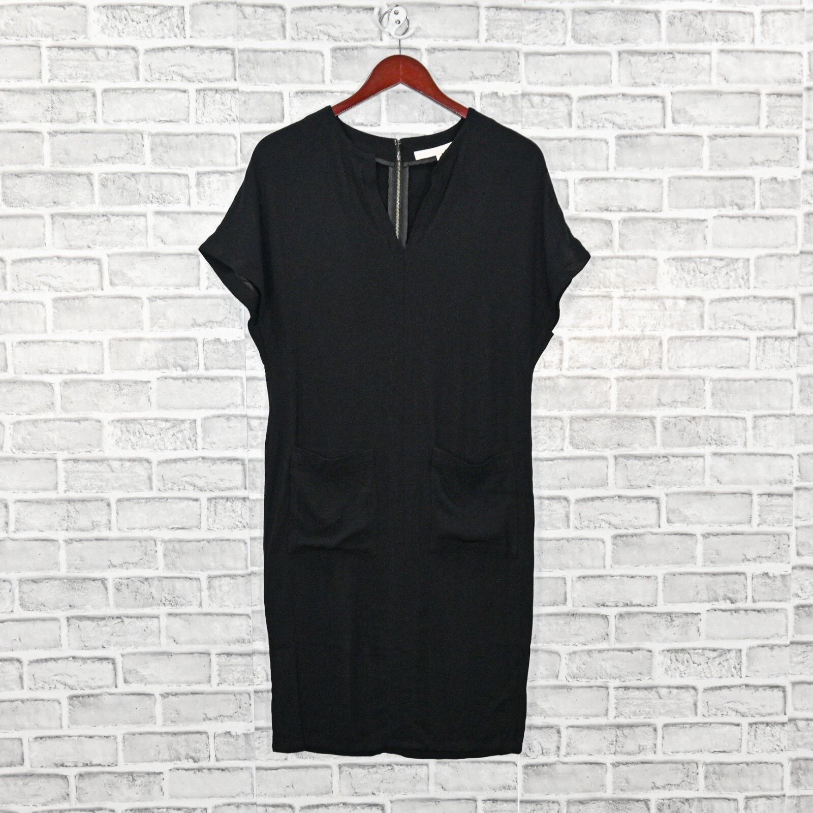 Apiece Apart APIECE APART V-neck cap sleeve Dress Black wool blend Size XS / US 0-2 / IT 36-38 - 6 Thumbnail