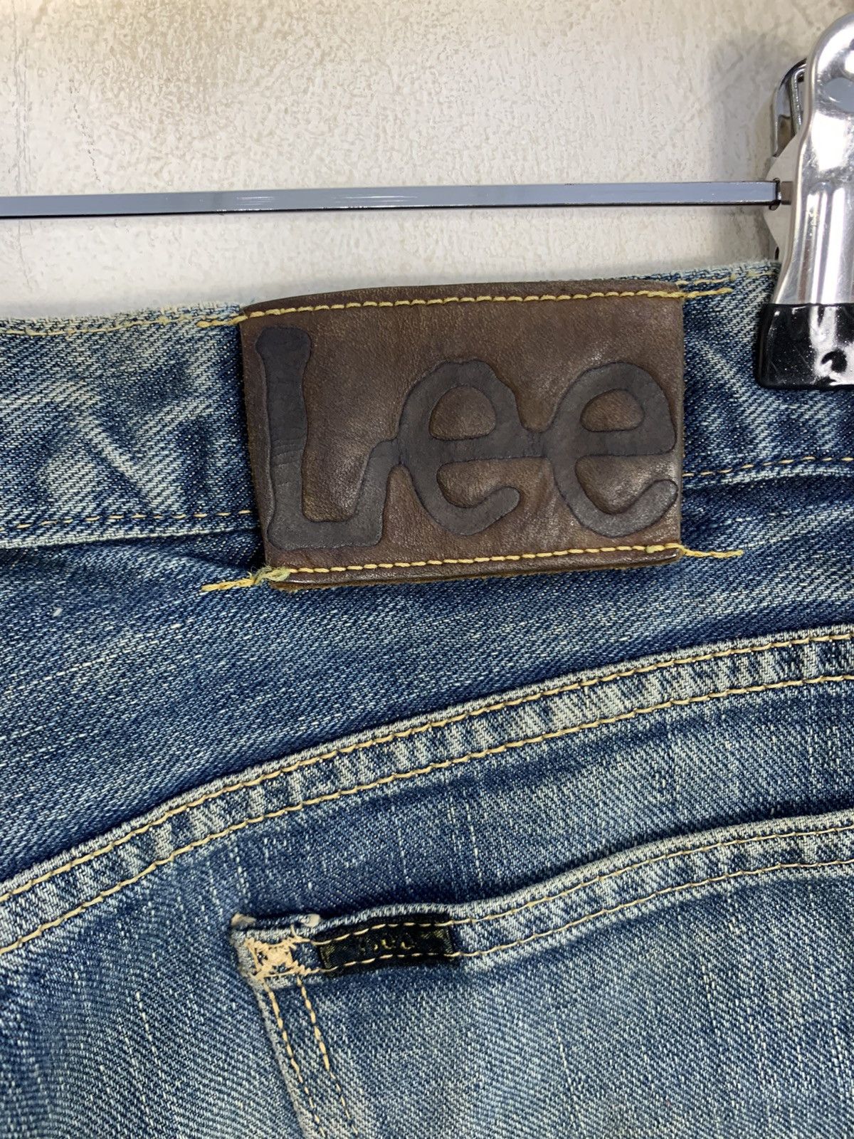 Lee Vintage Lee Indigo Selvedge Denim Jeans Straight Cut Size US 31 - 8 Thumbnail