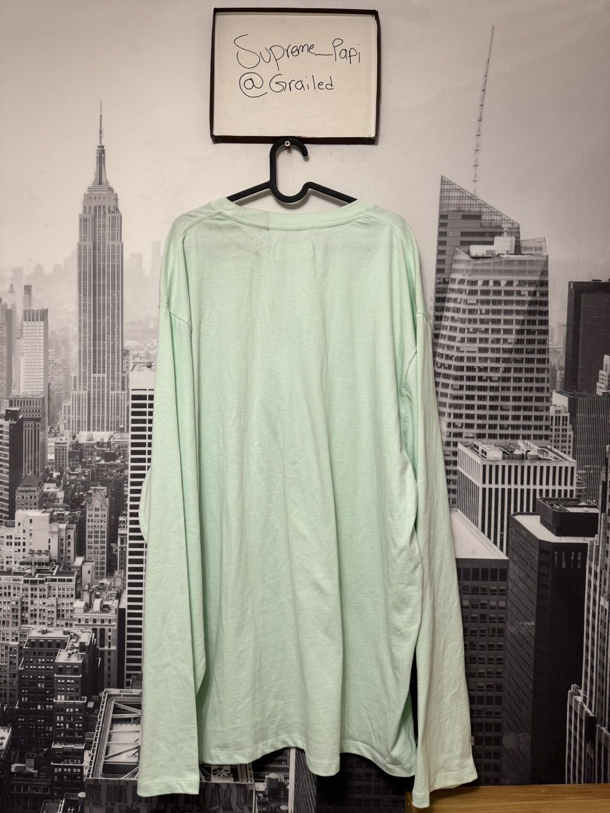 Fear of God OG Fear of God Essentials Boxy Long Sleeve Mint SZ X-Large🔥 Size US XL / EU 56 / 4 - 7 Thumbnail