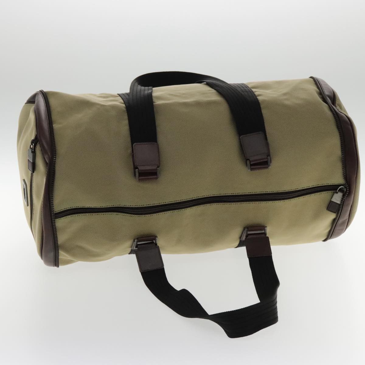 Salvatore Ferragamo Salvatore Ferragamo Boston Bag Canvas Beige Silver Size ONE SIZE - 6 Thumbnail