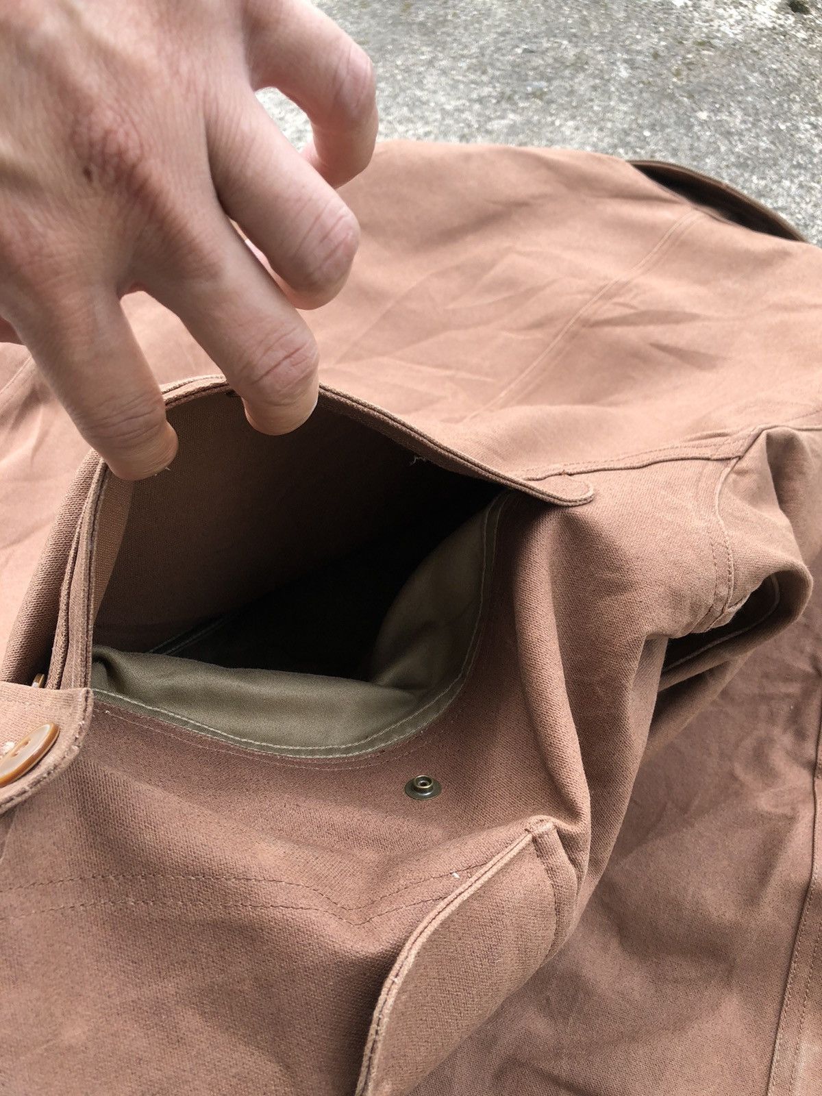 Japanese Brand × Trophy Clothing Oiled Hunting Jacket Size US XL / EU 56 / 4 - 11 Thumbnail