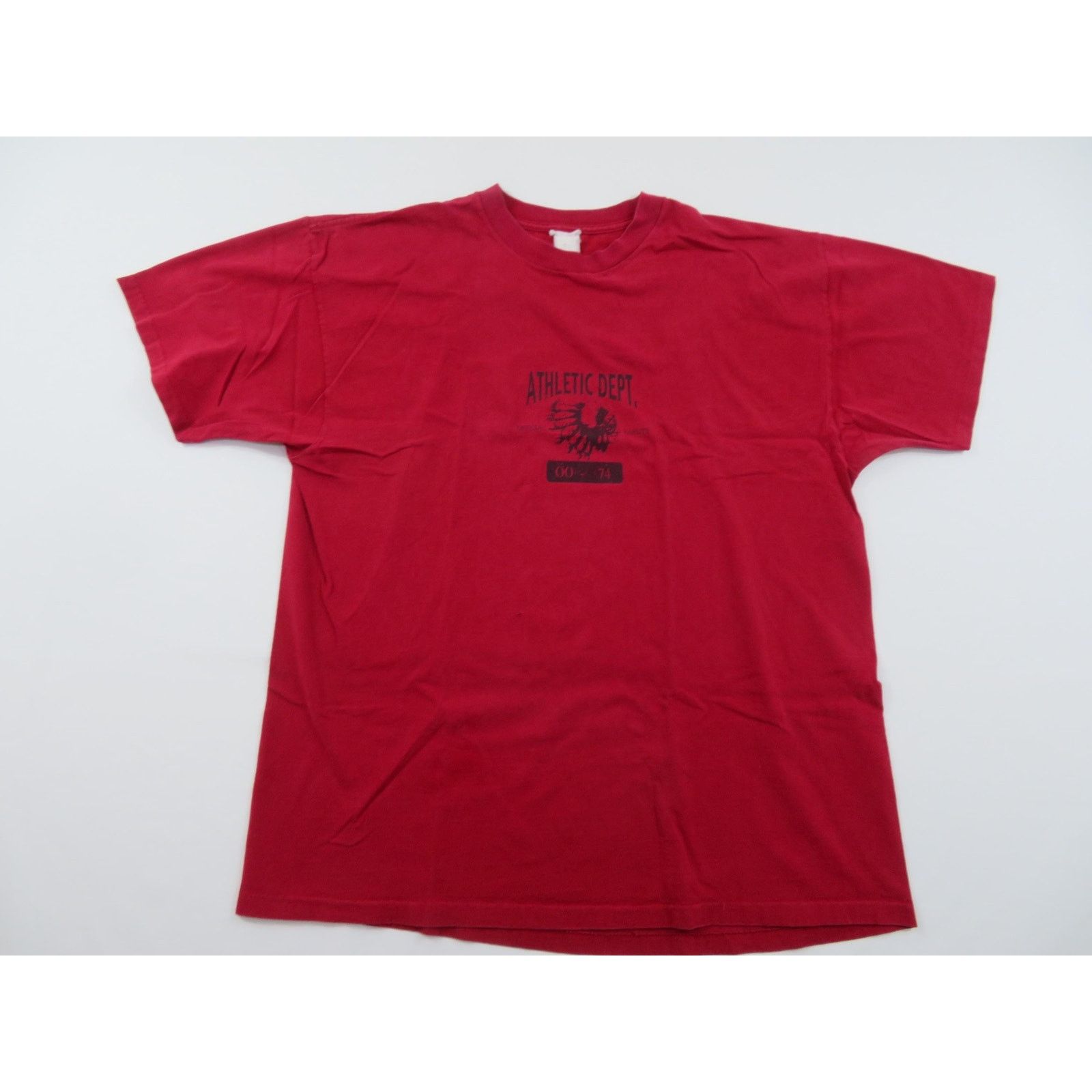 Other Athletic Dept Native American Graphic T-Shirt Red Sz XL 90s Size US XL / EU 56 / 4 - 1 Thumbnail
