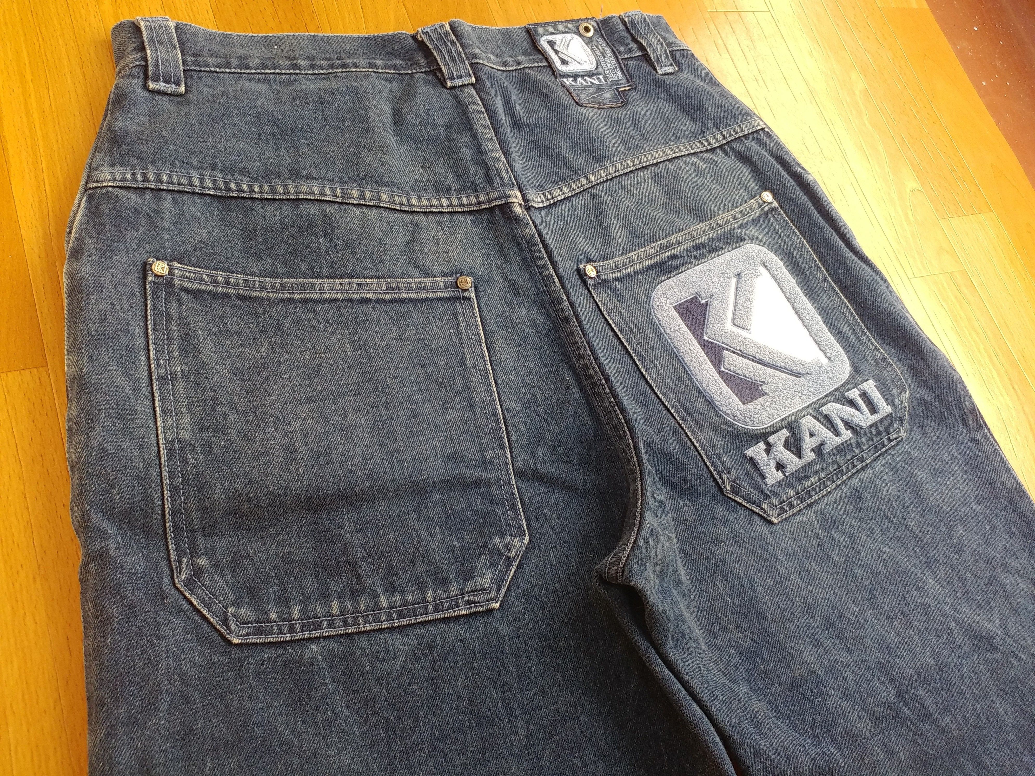 Karl Kani KARL KANI shorts, vintage hip hop baggy jeans, 90s size W 32 Size US 32 / EU 48 - 4 Thumbnail