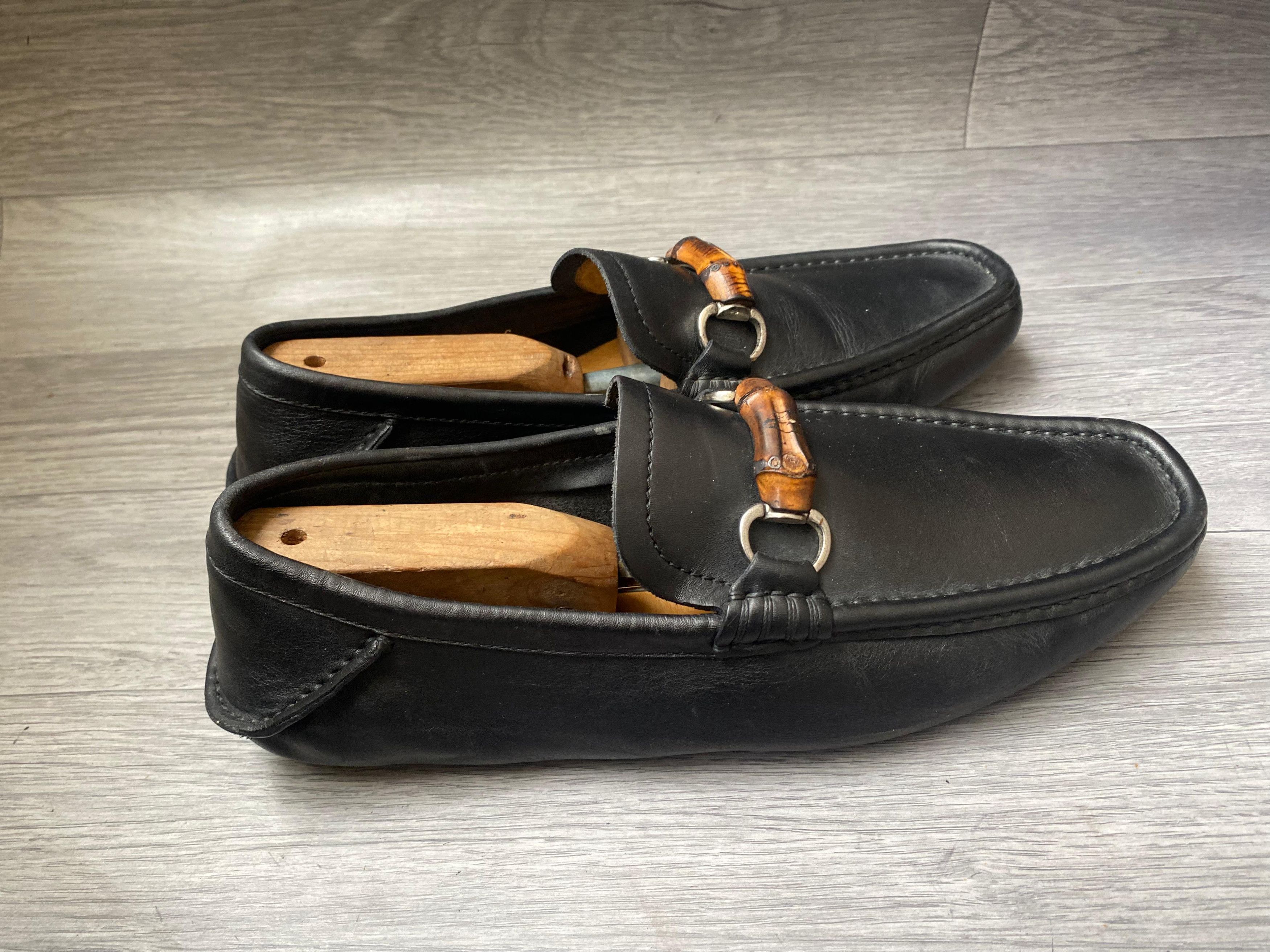 Gucci Gucci Bamboo Horsebit Black Leather Loafers UK 7.5 US 8.5 Size US 8.5 / EU 41-42 - 6 Thumbnail