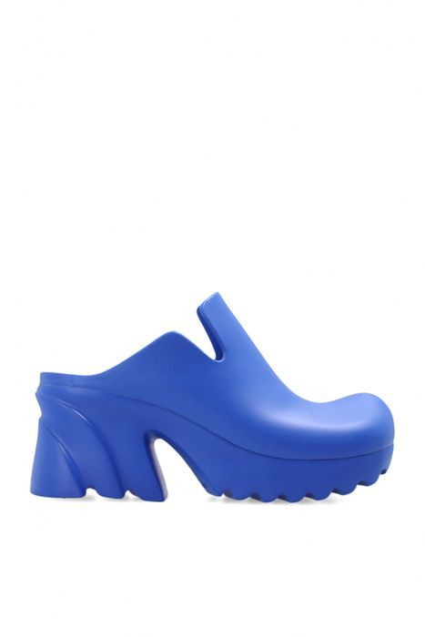 image of Bottega Veneta O1Loc1C0324 Rubber Flash Clogs In Blue Shoes, Women's (Size 9)