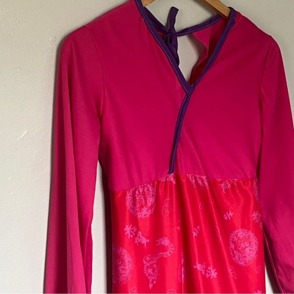 The Unbranded Brand Women’s Long A-Line Japanese Kurta V-neck dress Medium Size ONE SIZE - 5 Thumbnail